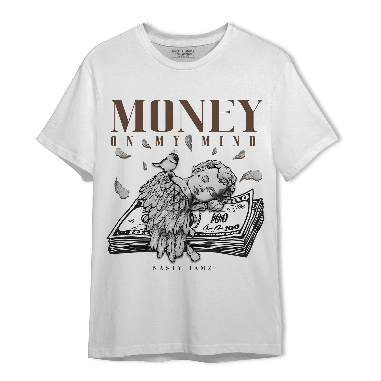 Palomino 1s T Shirt Match Money On My Mind Angel - NastyJamz