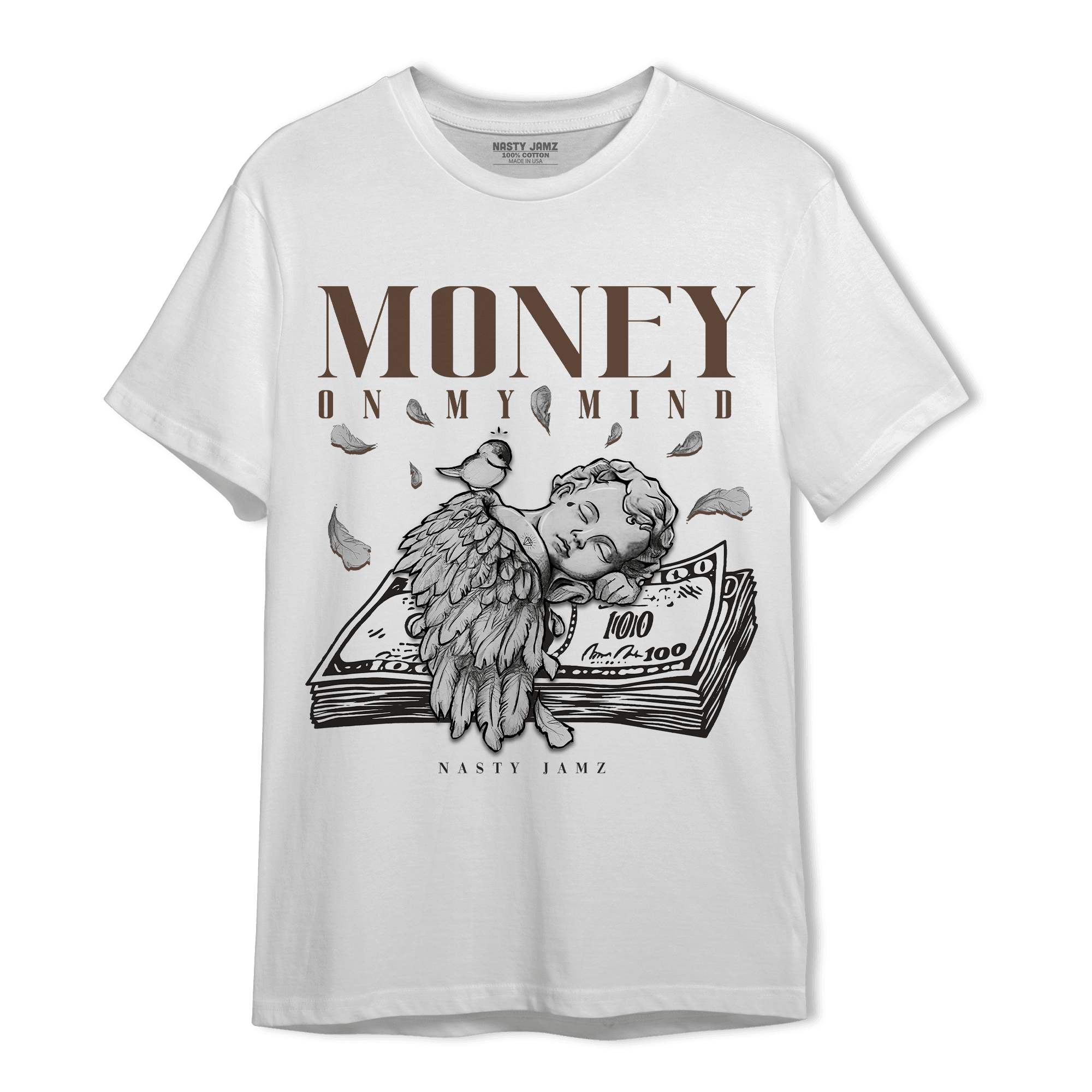 Palomino 1s T Shirt Match Money On My Mind Angel - NastyJamz