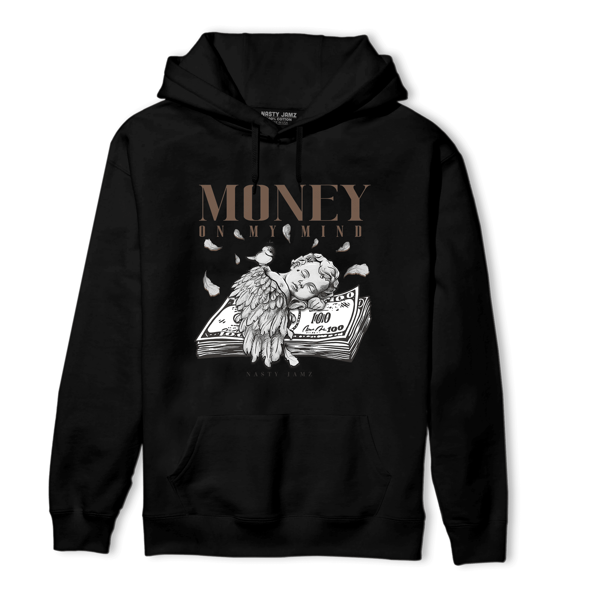 Palomino 1s Hoodie Match Money On My Mind Angel - NastyJamz