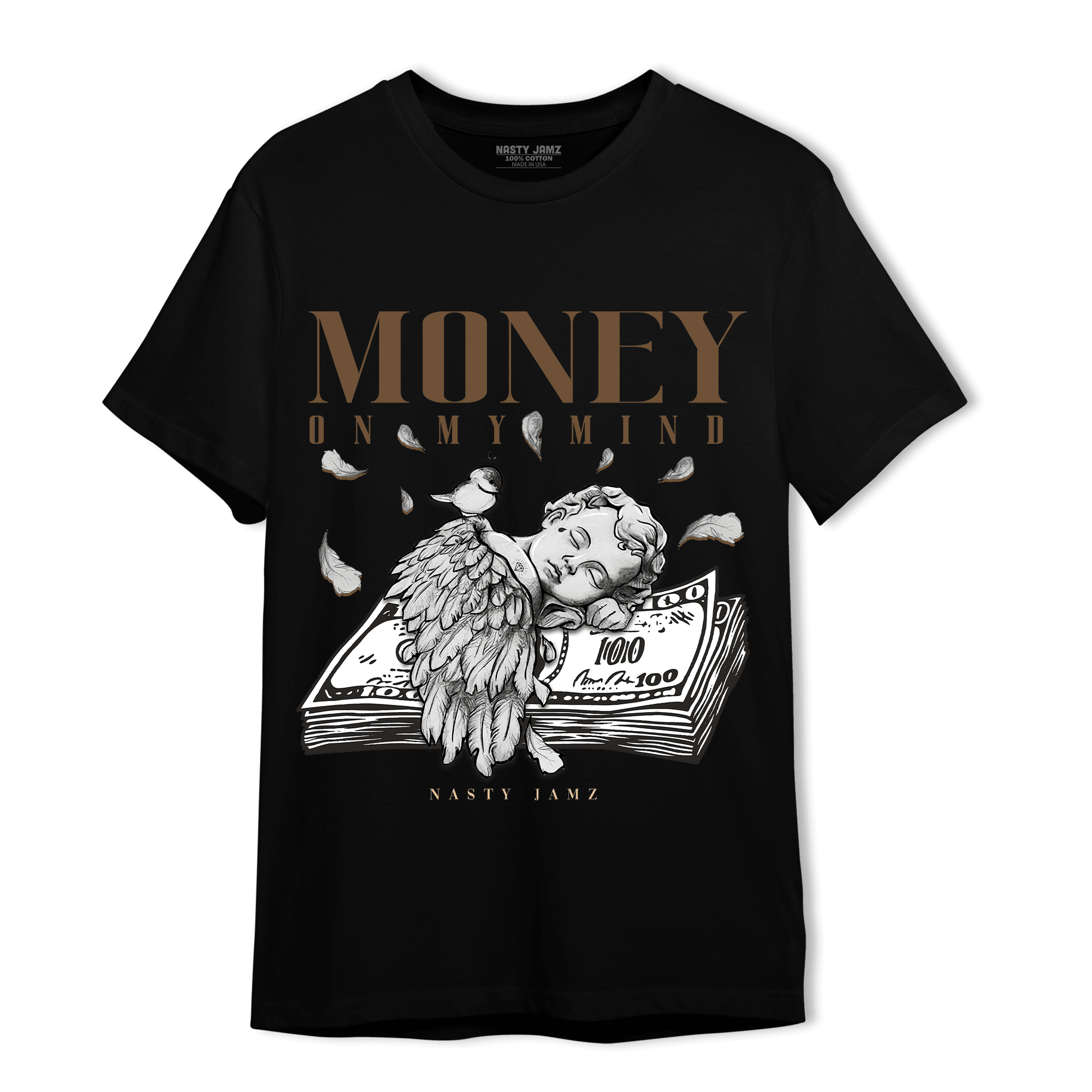 Palomino 3s T Shirt Match Money On My Mind Angel - NastyJamz