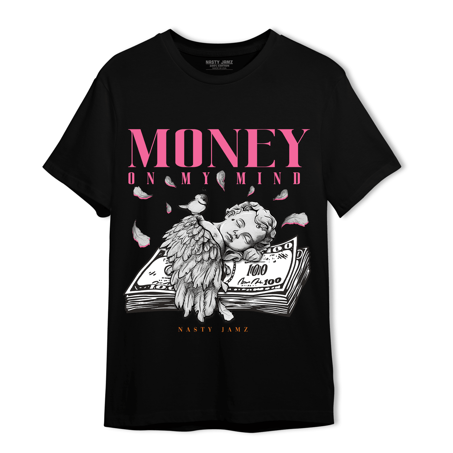 SB Dunk Blossom T Shirt Match Money On My Mind Angel - NastyJamz
