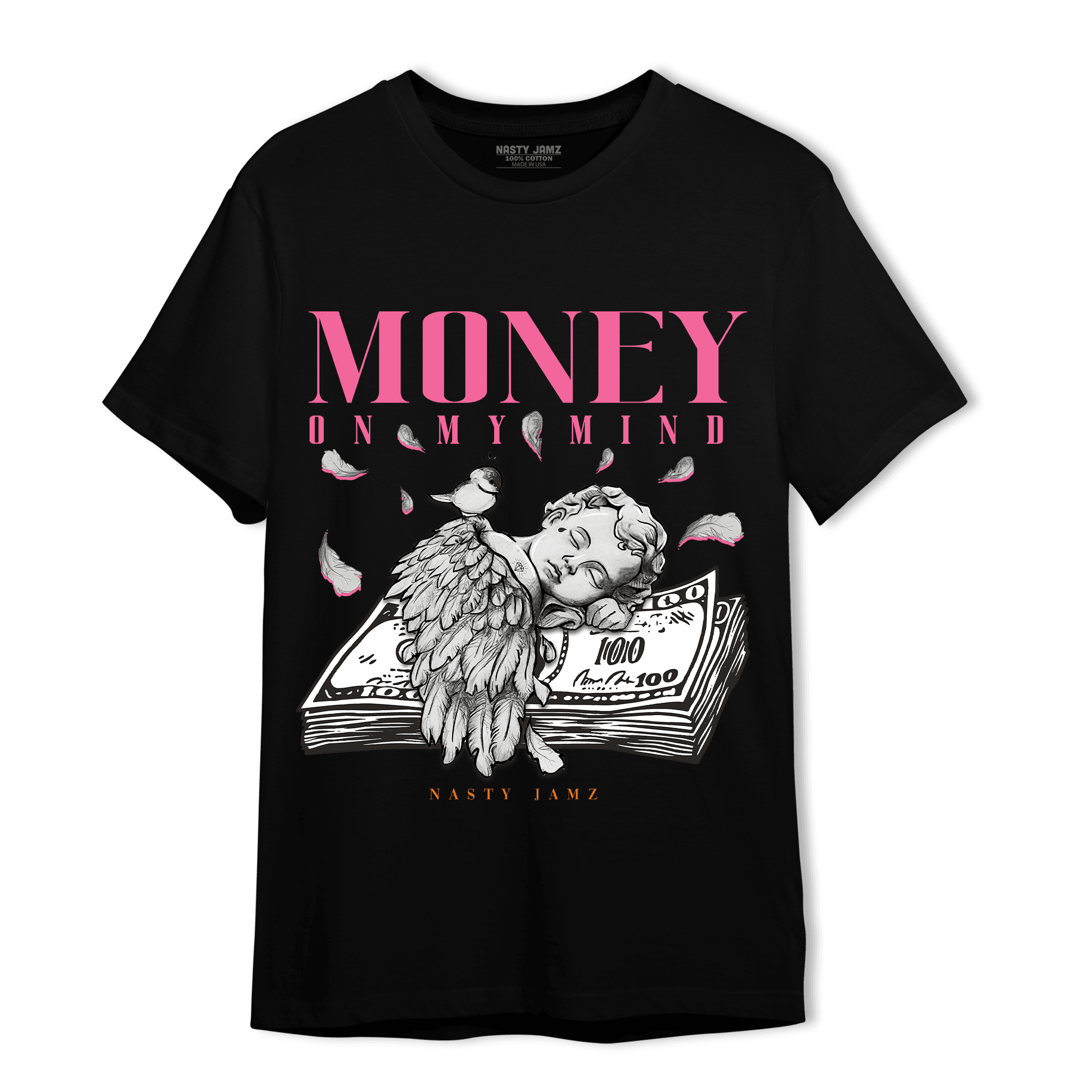 SB Dunk Blossom T Shirt Match Money On My Mind Angel - NastyJamz