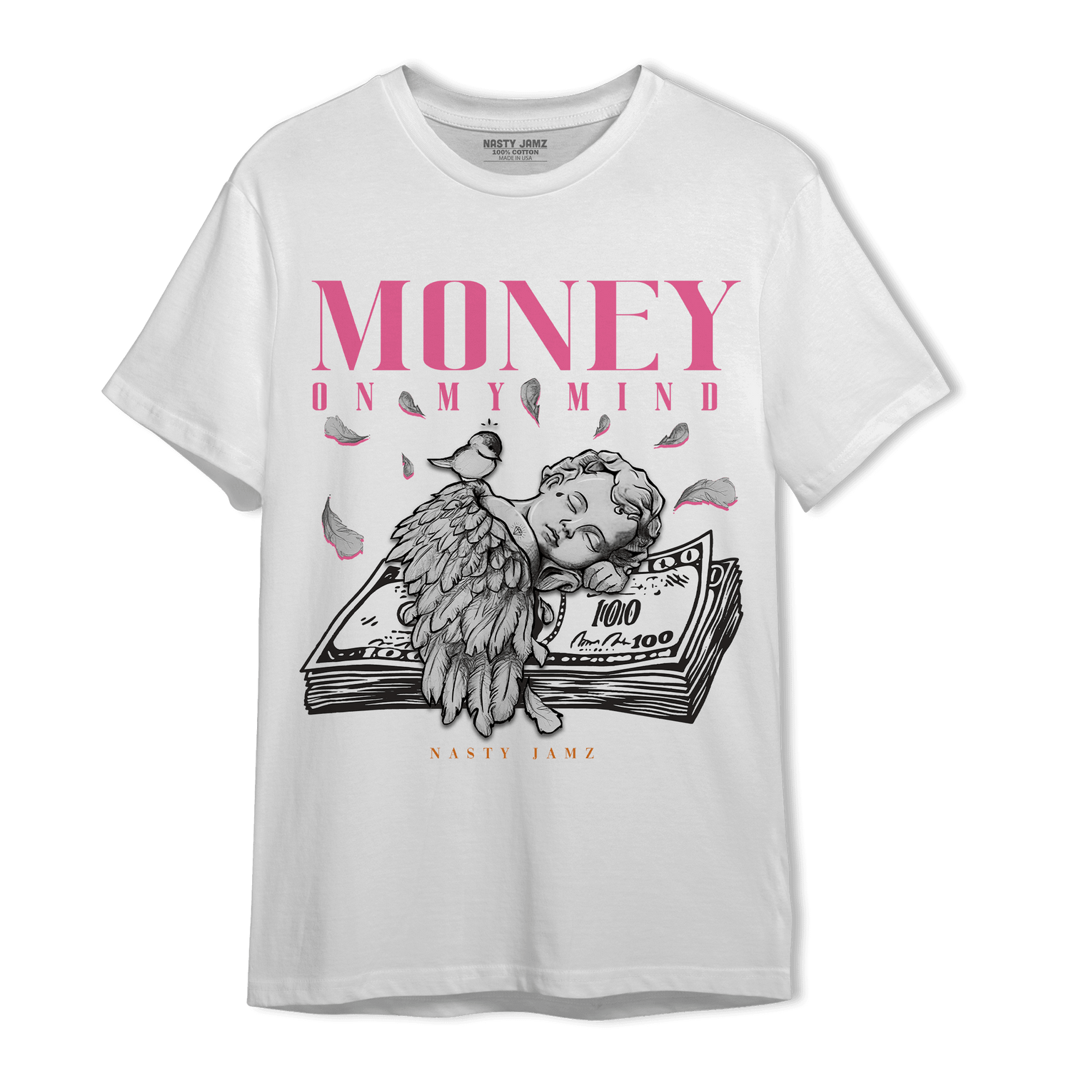 SB Dunk Blossom T Shirt Match Money On My Mind Angel - NastyJamz