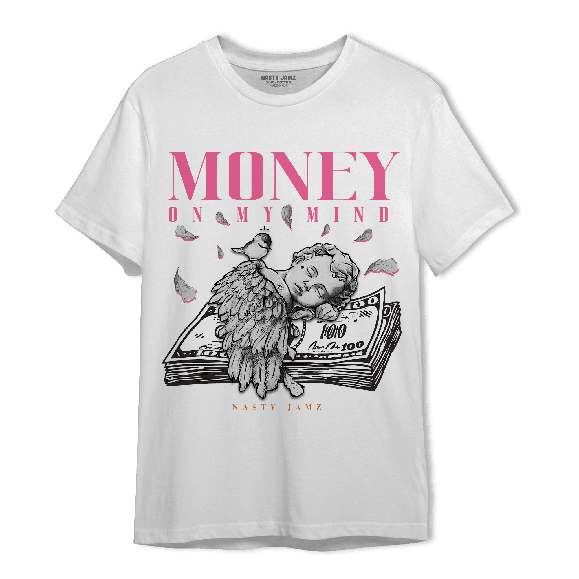 SB Dunk Blossom T Shirt Match Money On My Mind Angel - NastyJamz