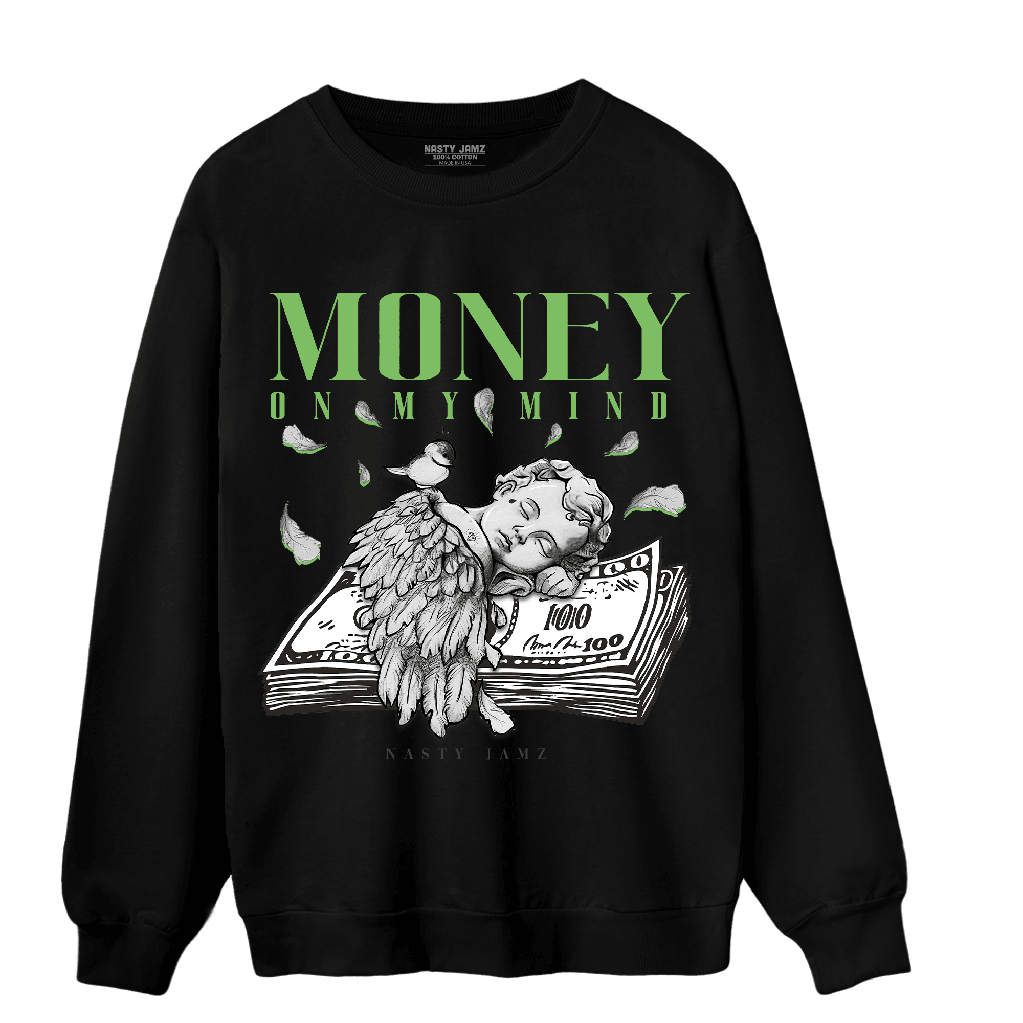 SB Dunk Buttercup Sweatshirt Match Money On My Mind Angel - NastyJamz