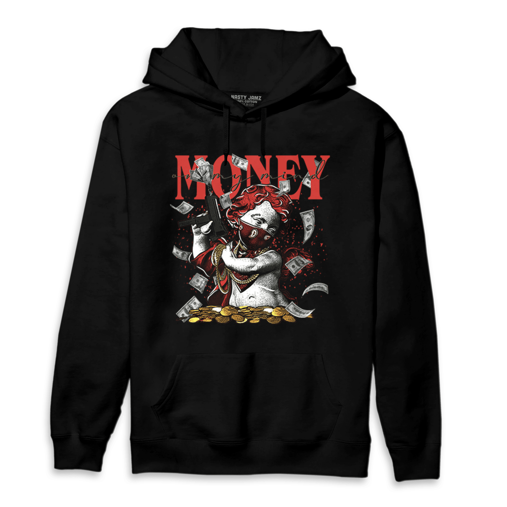 Dunk Low Mystic Red Hoodie Match Money On My Mine Gang - NastyJamz
