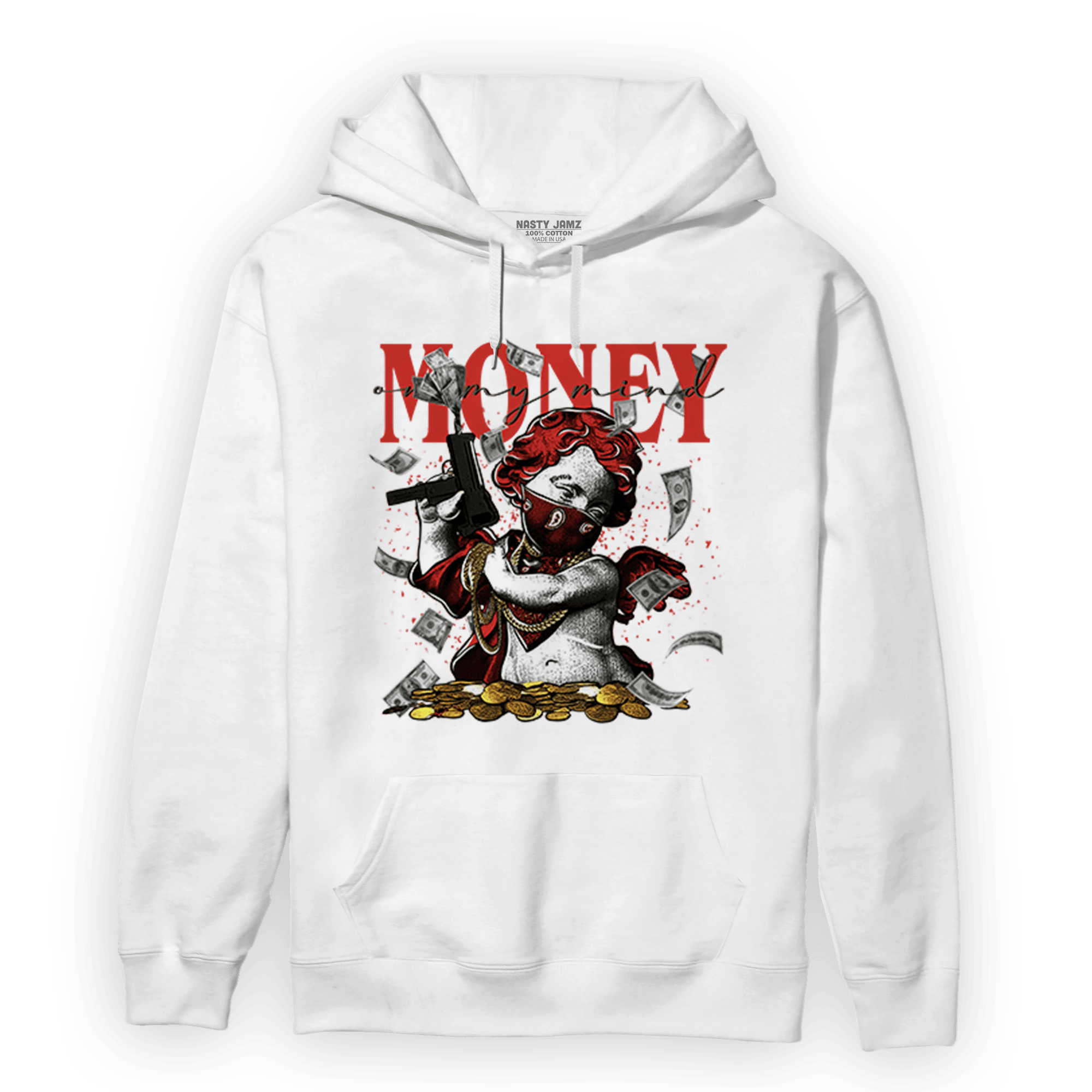 Dunk Low Mystic Red Hoodie Match Money On My Mine Gang - NastyJamz