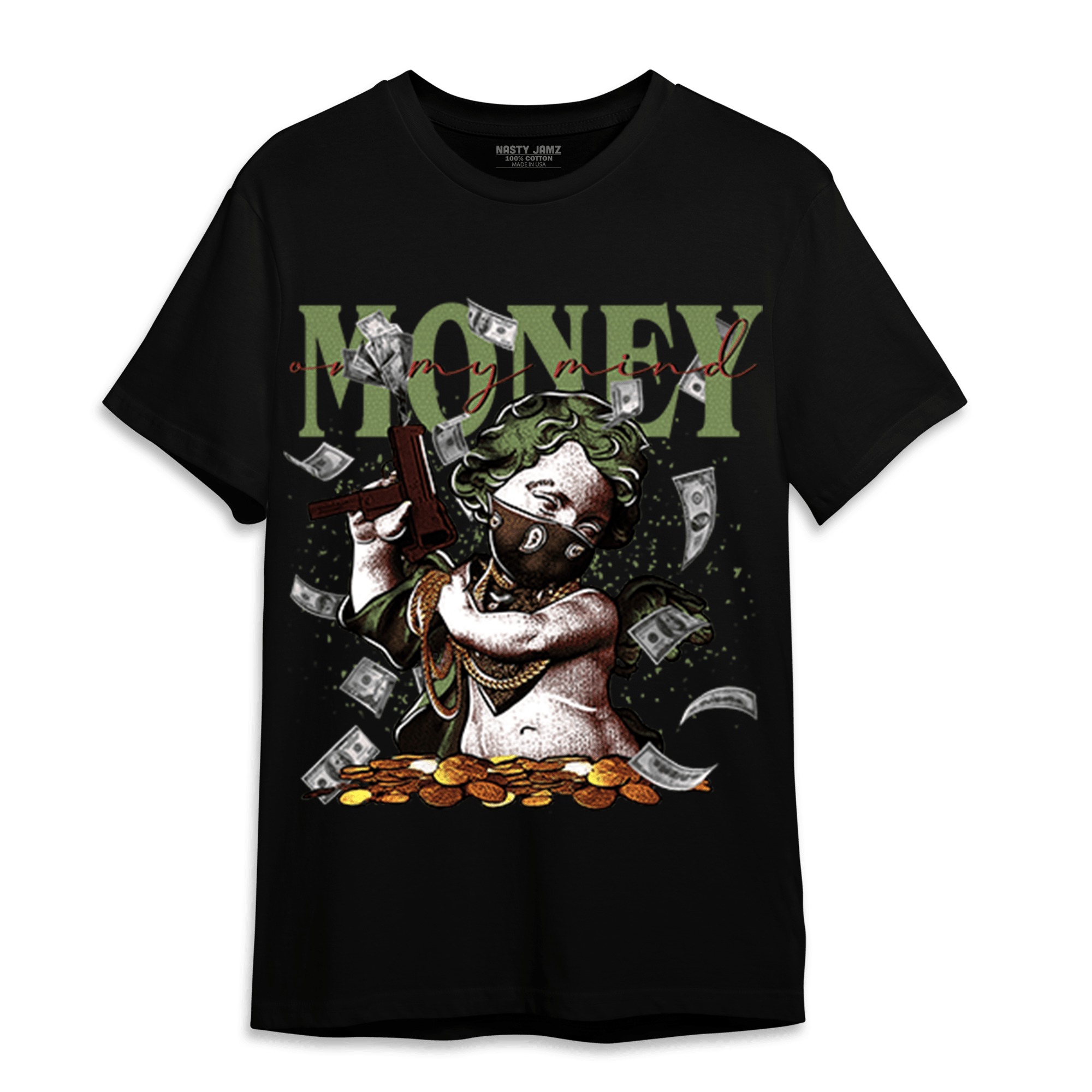 OG Low Year Of The Dragon 1s T Shirt Match Money On My Mine Gang - NastyJamz