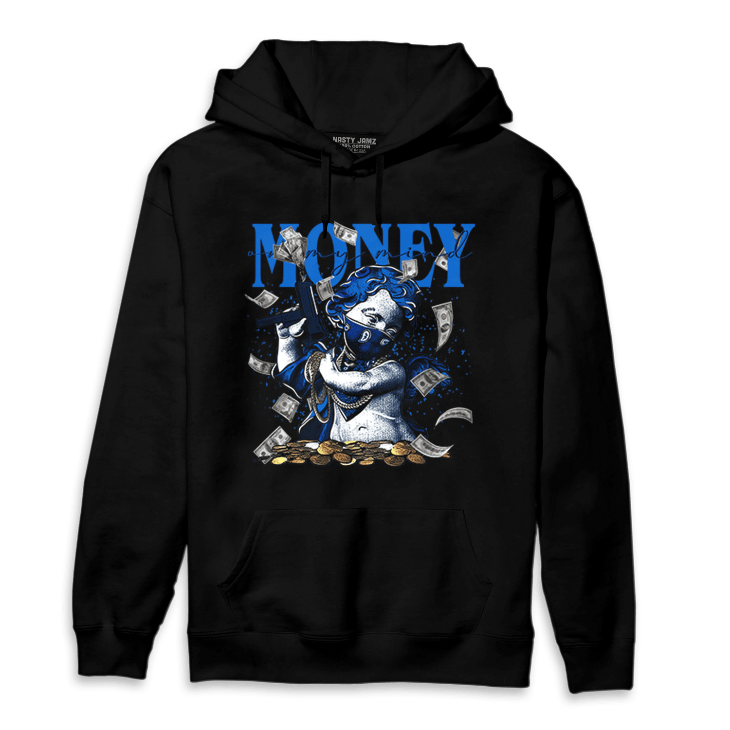 Royal Reimagined 1s Hoodie Match Money On My Mine Gang - NastyJamz