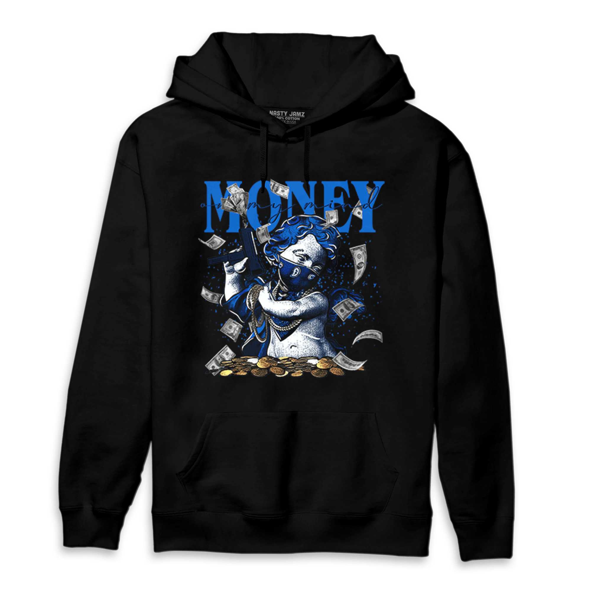Royal Reimagined 1s Hoodie Match Money On My Mine Gang - NastyJamz