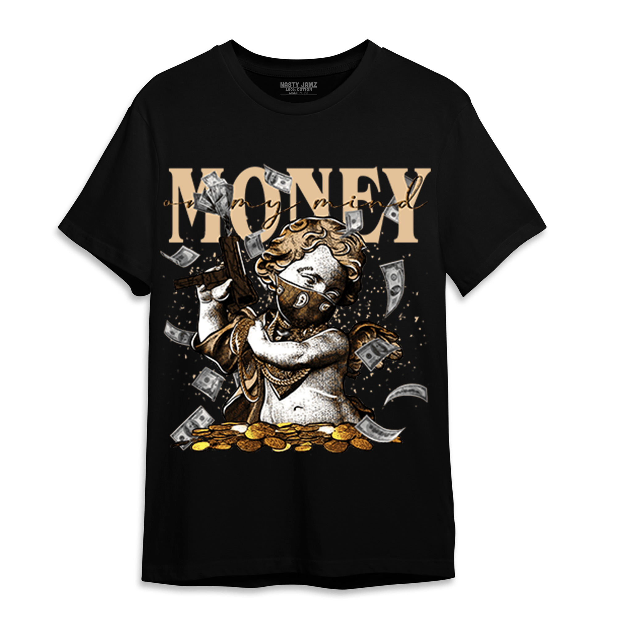 Palomino 3s T Shirt Match Money On My Mine Gang - NastyJamz