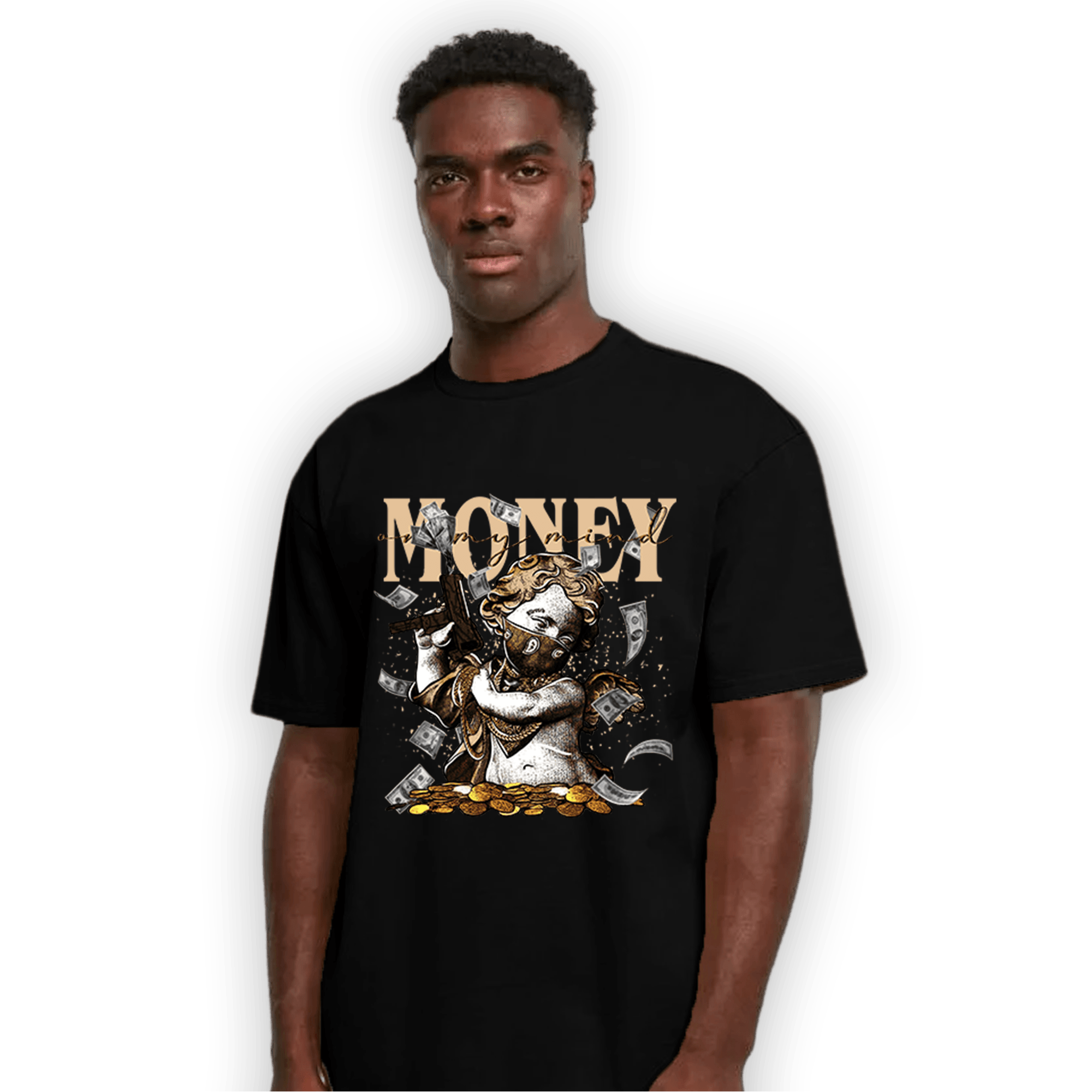 Palomino 3s T Shirt Match Money On My Mine Gang - NastyJamz
