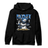 University Blue 5s Hoodie Match Money On My Mine Gang - NastyJamz