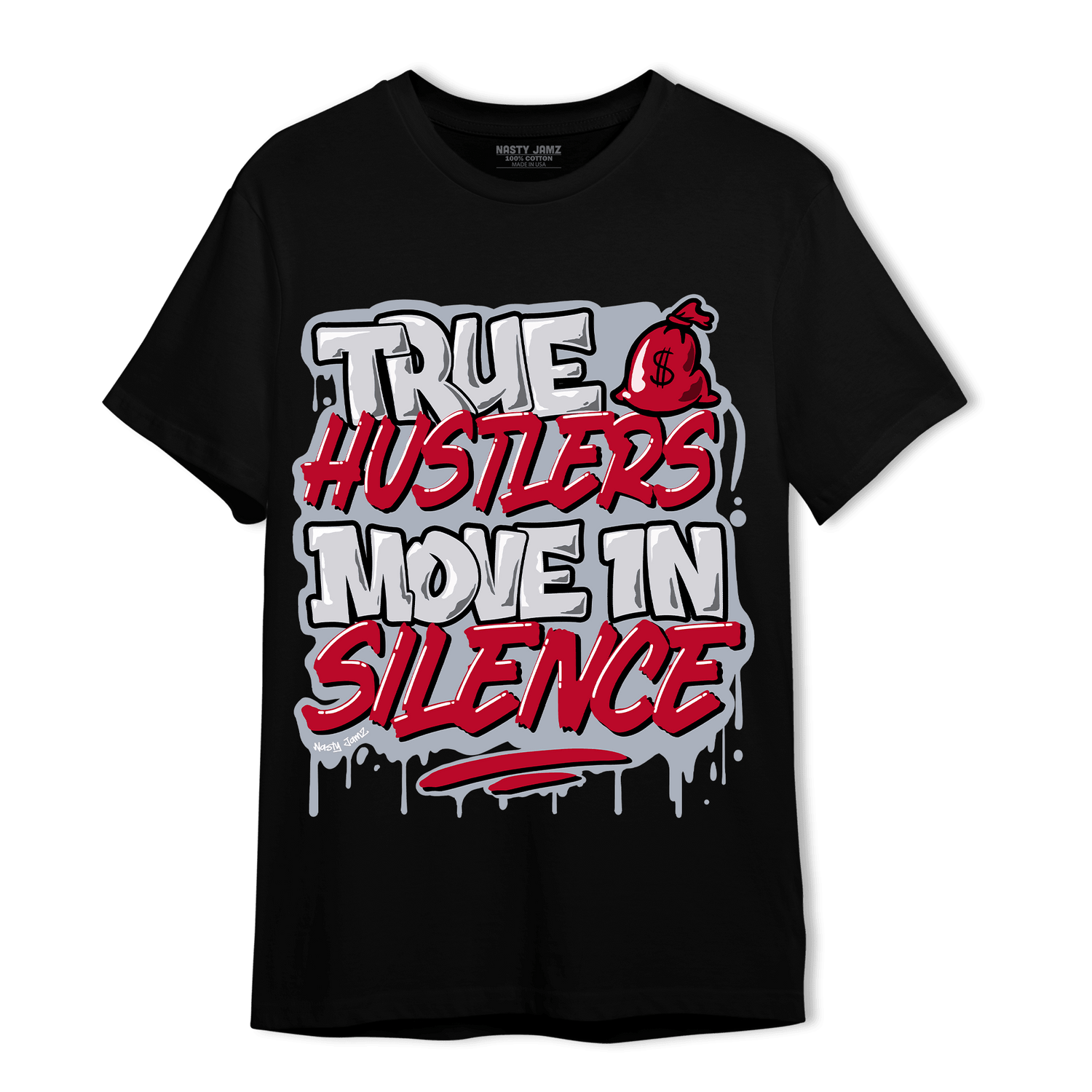 Cherry 11s T Shirt Match Move In Silence - NastyJamz