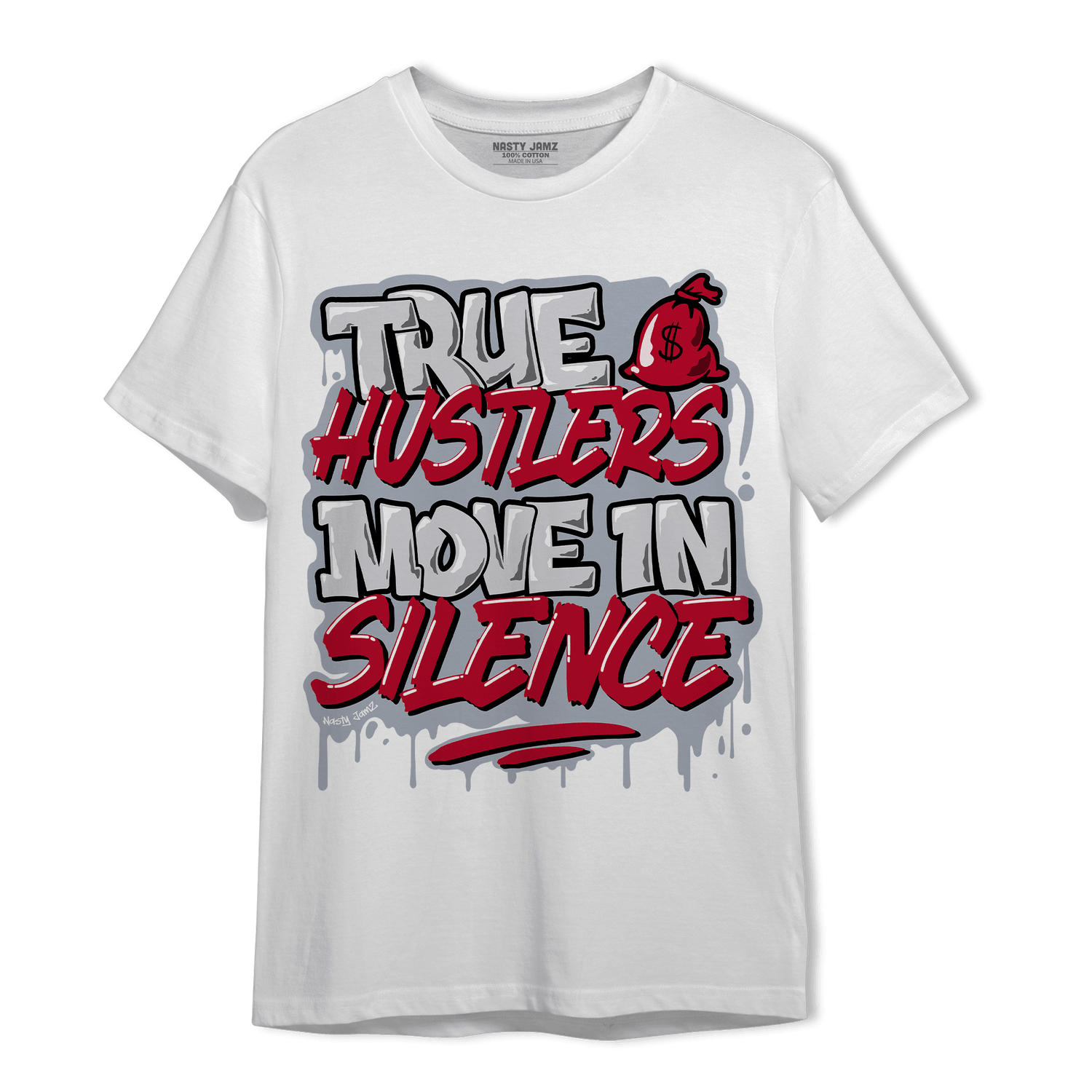 Cherry 11s T Shirt Match Move In Silence - NastyJamz