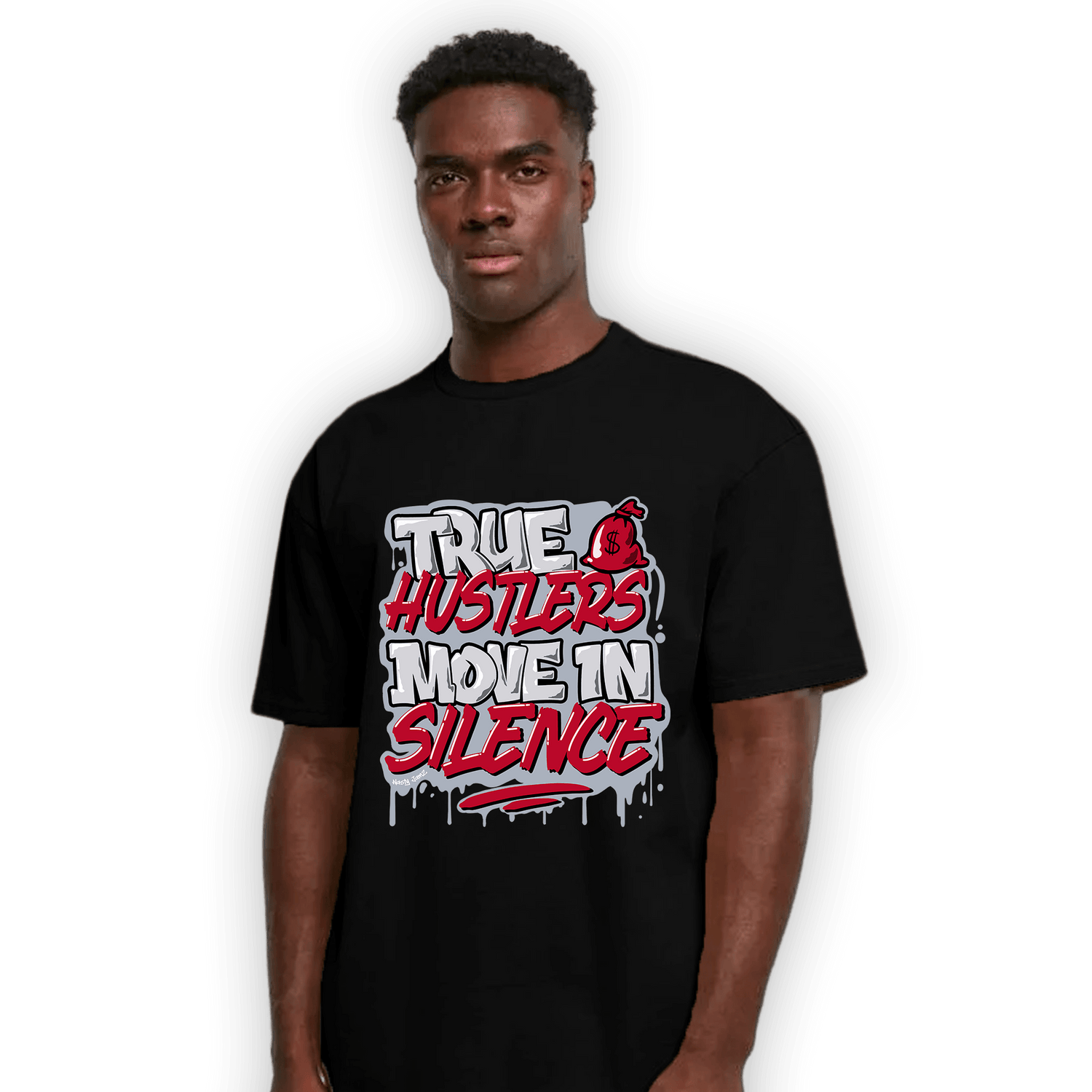 Cherry 11s T Shirt Match Move In Silence - NastyJamz