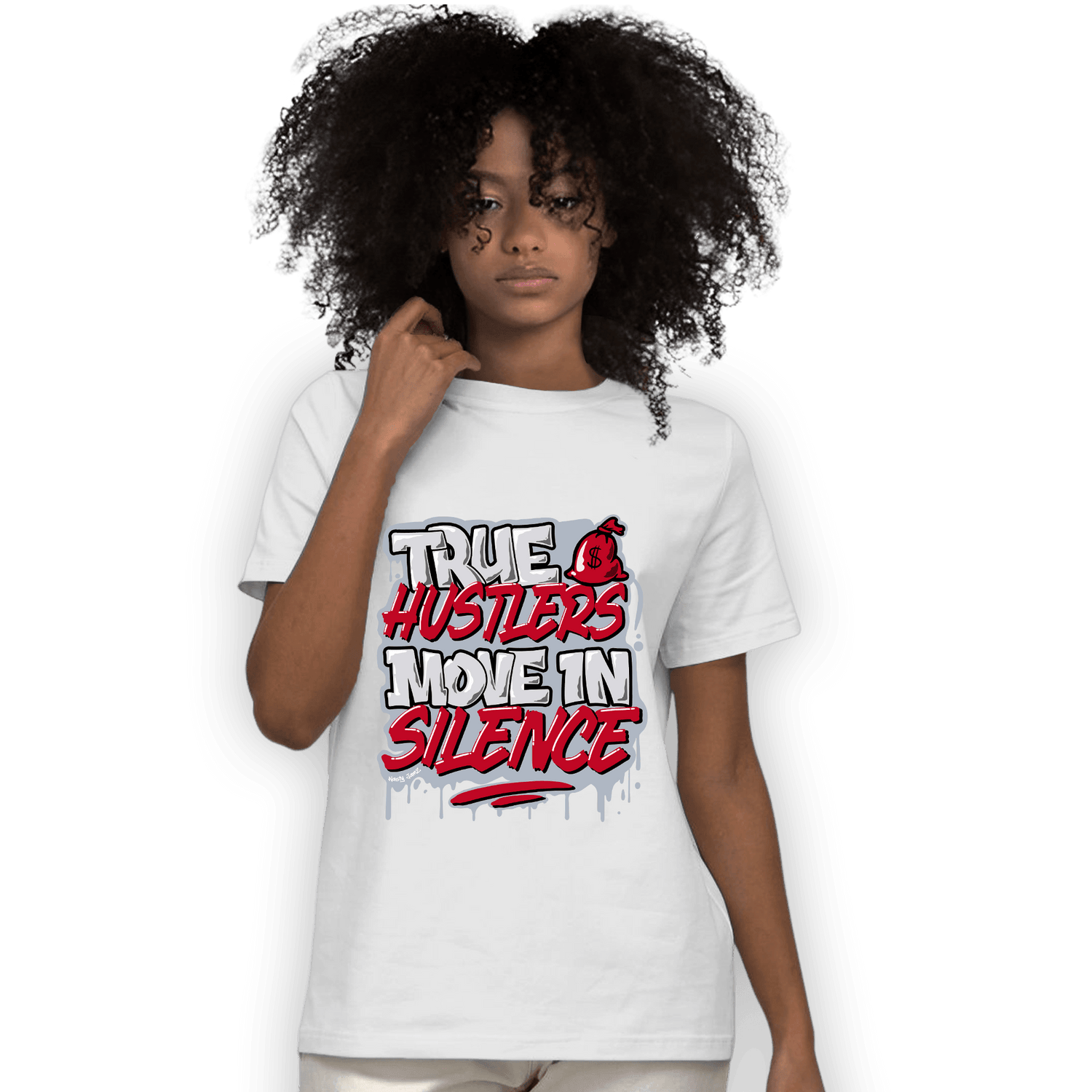 Cherry 11s T Shirt Match Move In Silence - NastyJamz