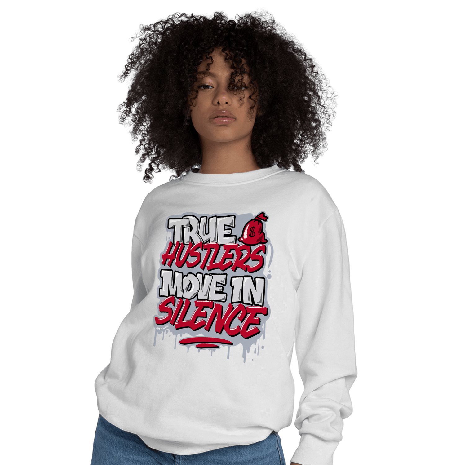 Cherry 11s Sweatshirt Match Move In Silence - NastyJamz