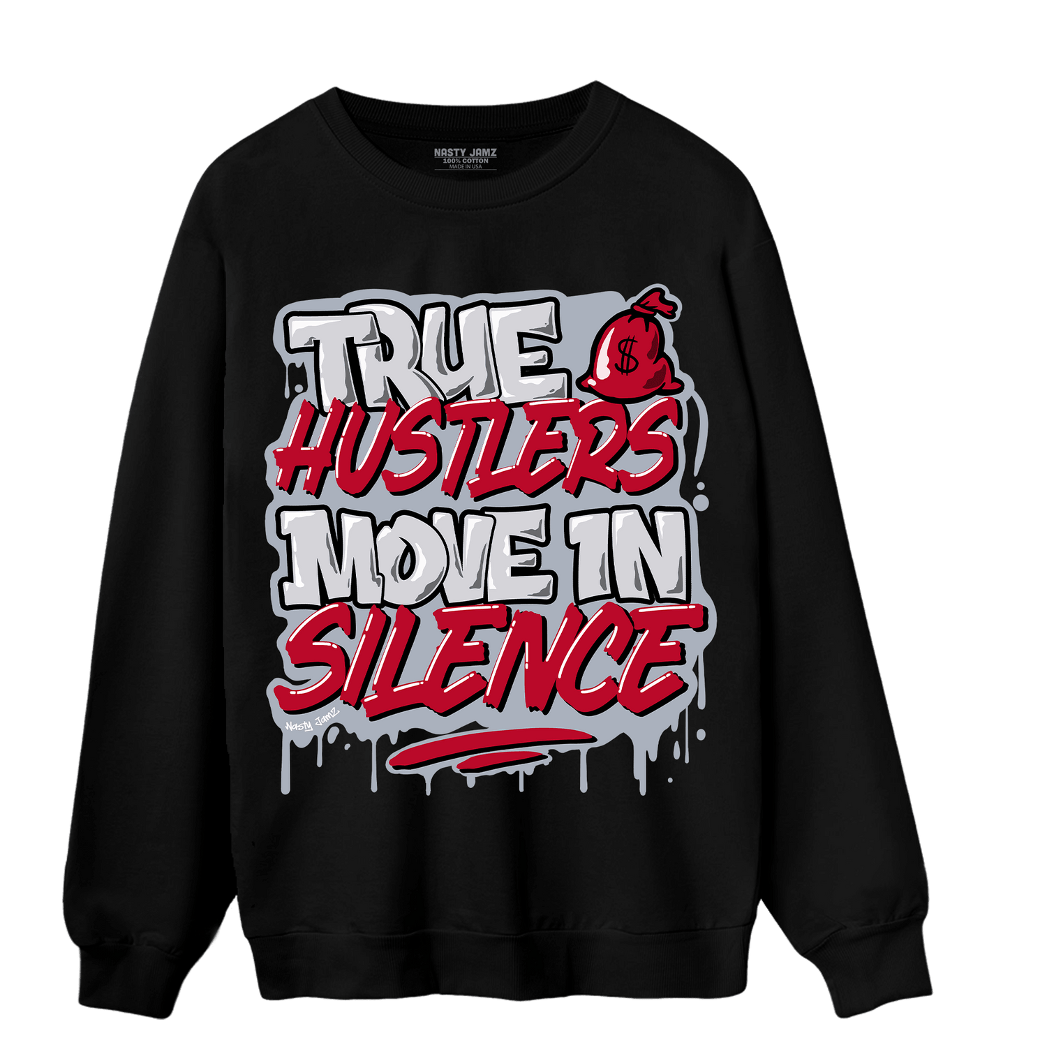 Cherry 11s Sweatshirt Match Move In Silence - NastyJamz