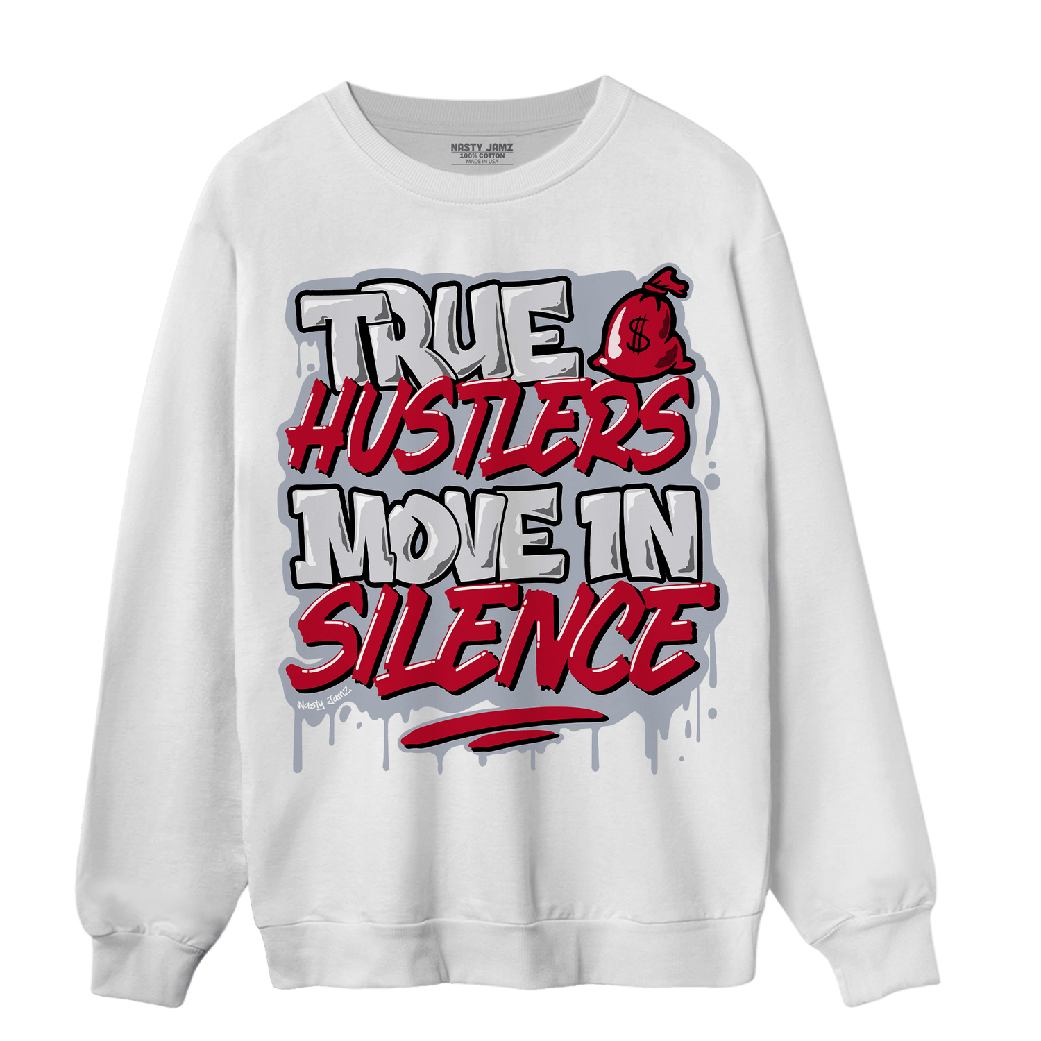 Cherry 11s Sweatshirt Match Move In Silence - NastyJamz