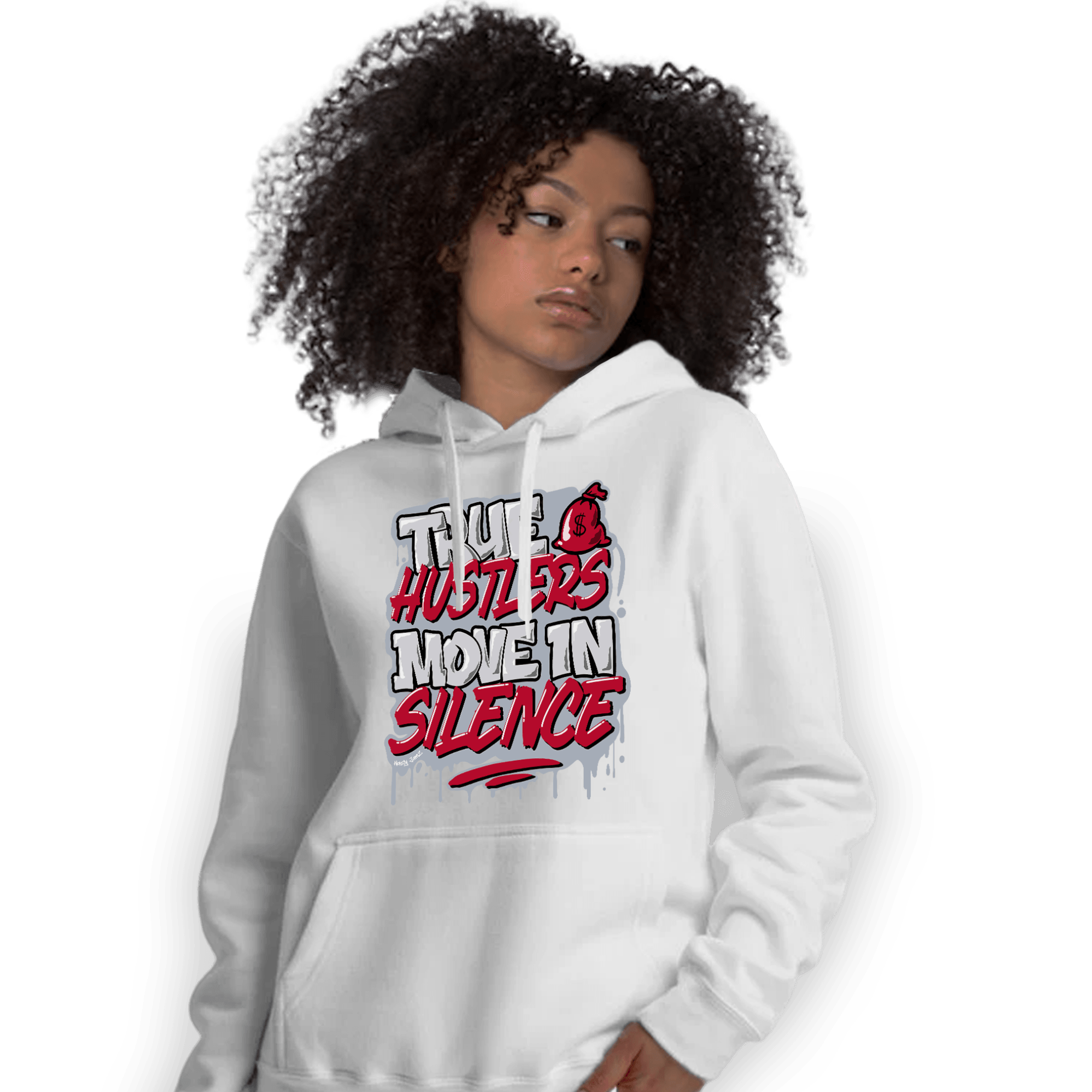 Cherry 11s Hoodie Match Move In Silence - NastyJamz