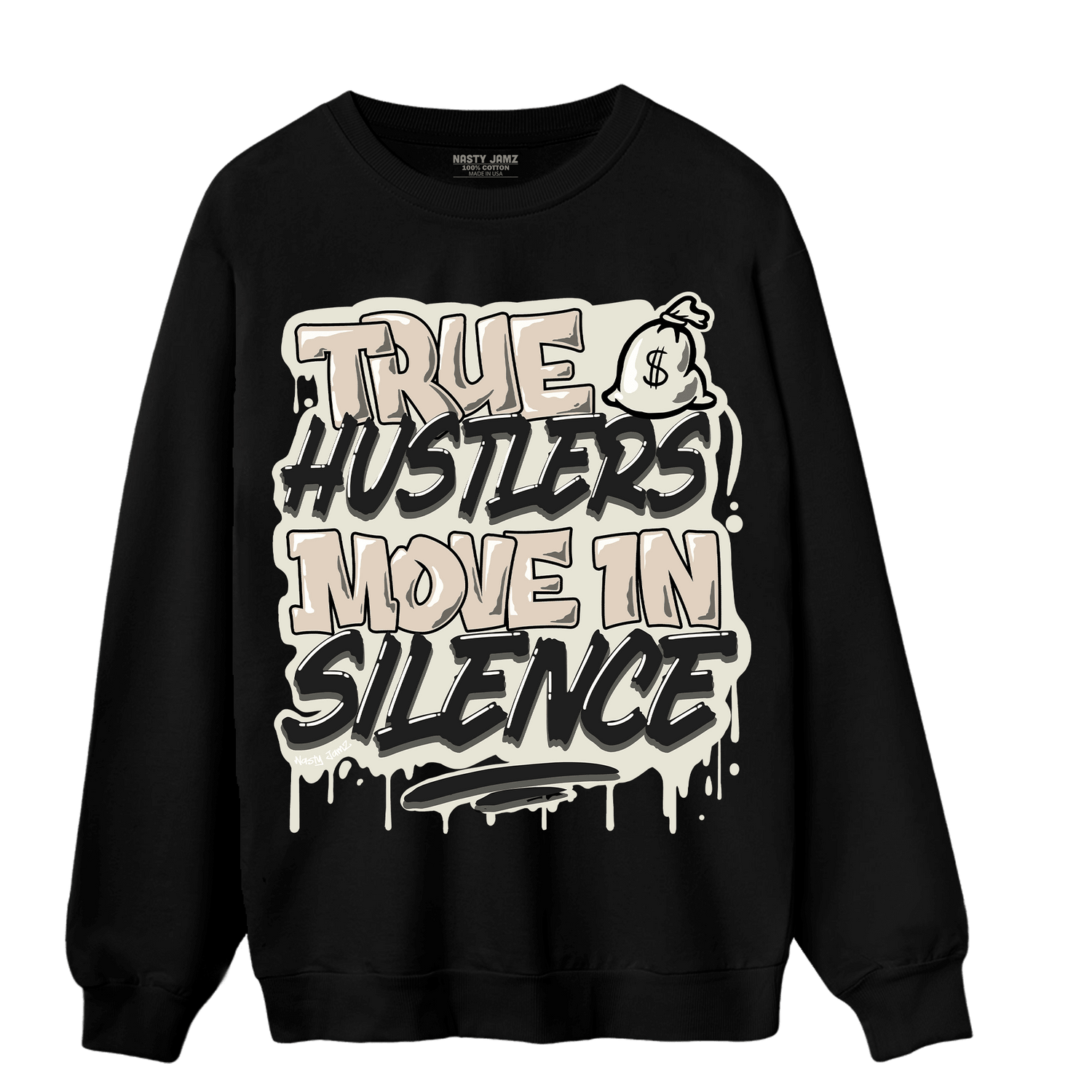 Neapolitan 11s Sweatshirt Match Move In Silence - NastyJamz