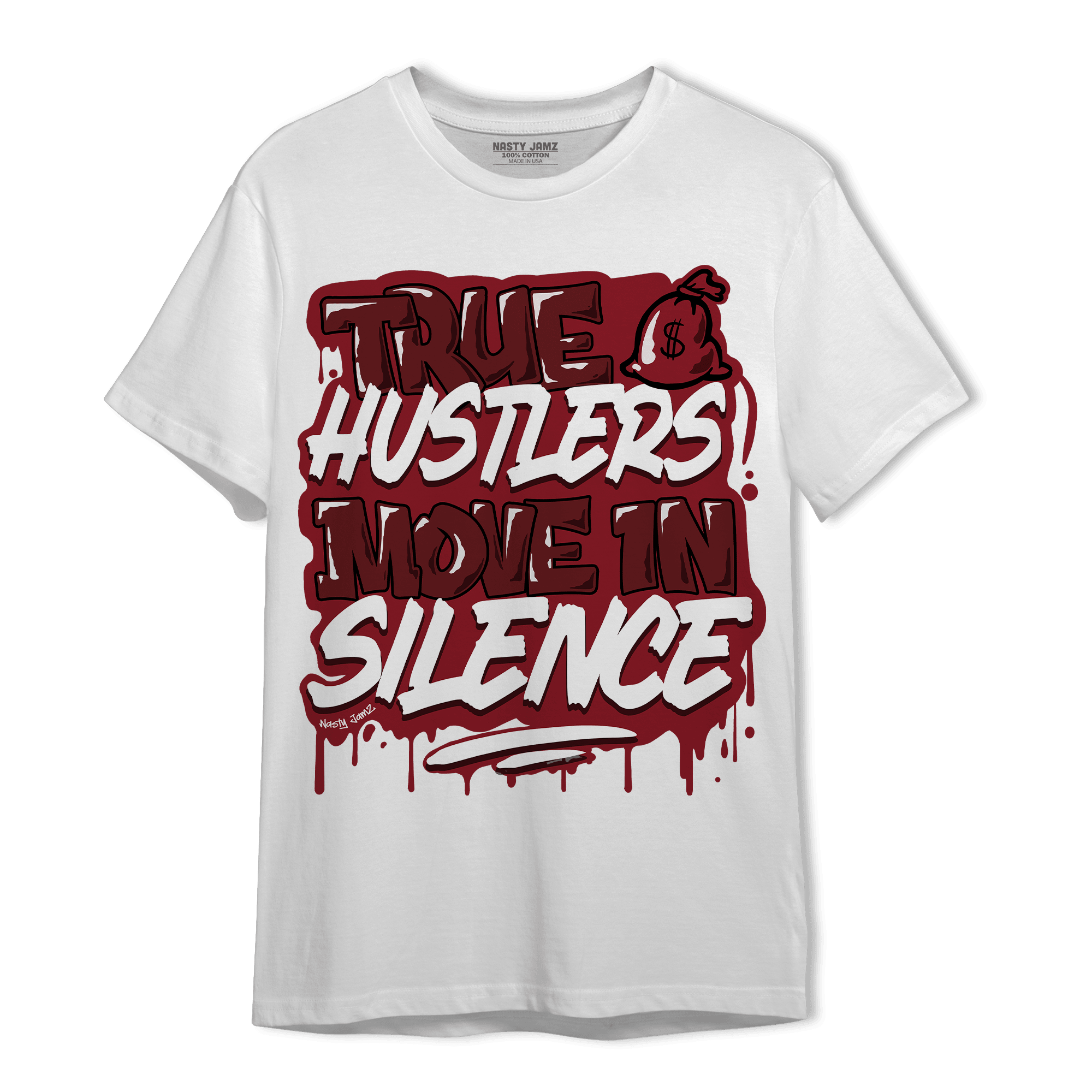 Cherry 12s T Shirt Match Move In Silence - NastyJamz
