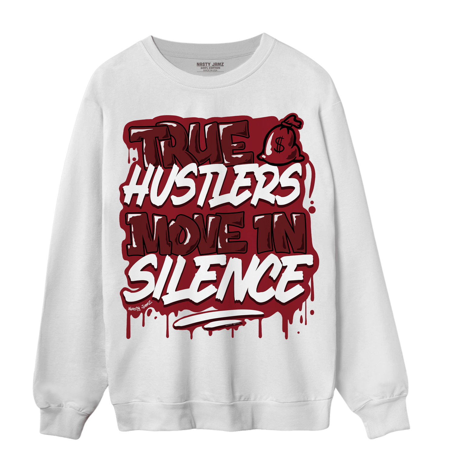 Cherry 12s Sweatshirt Match Move In Silence - NastyJamz