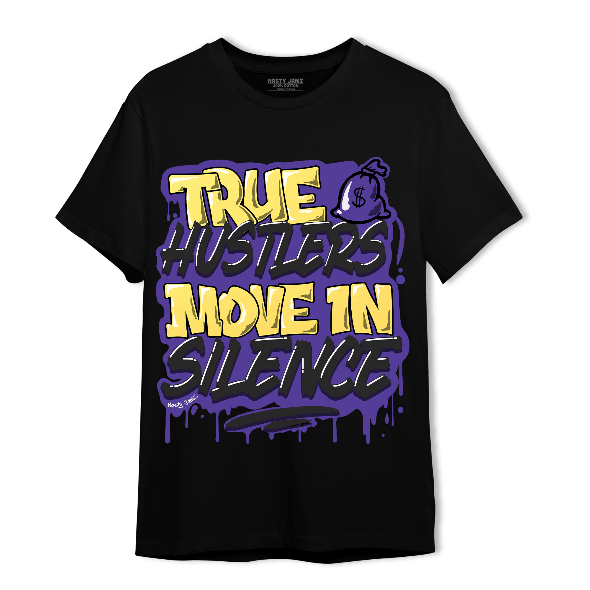 Field Purple 12s T Shirt Match Move In Silence - NastyJamz
