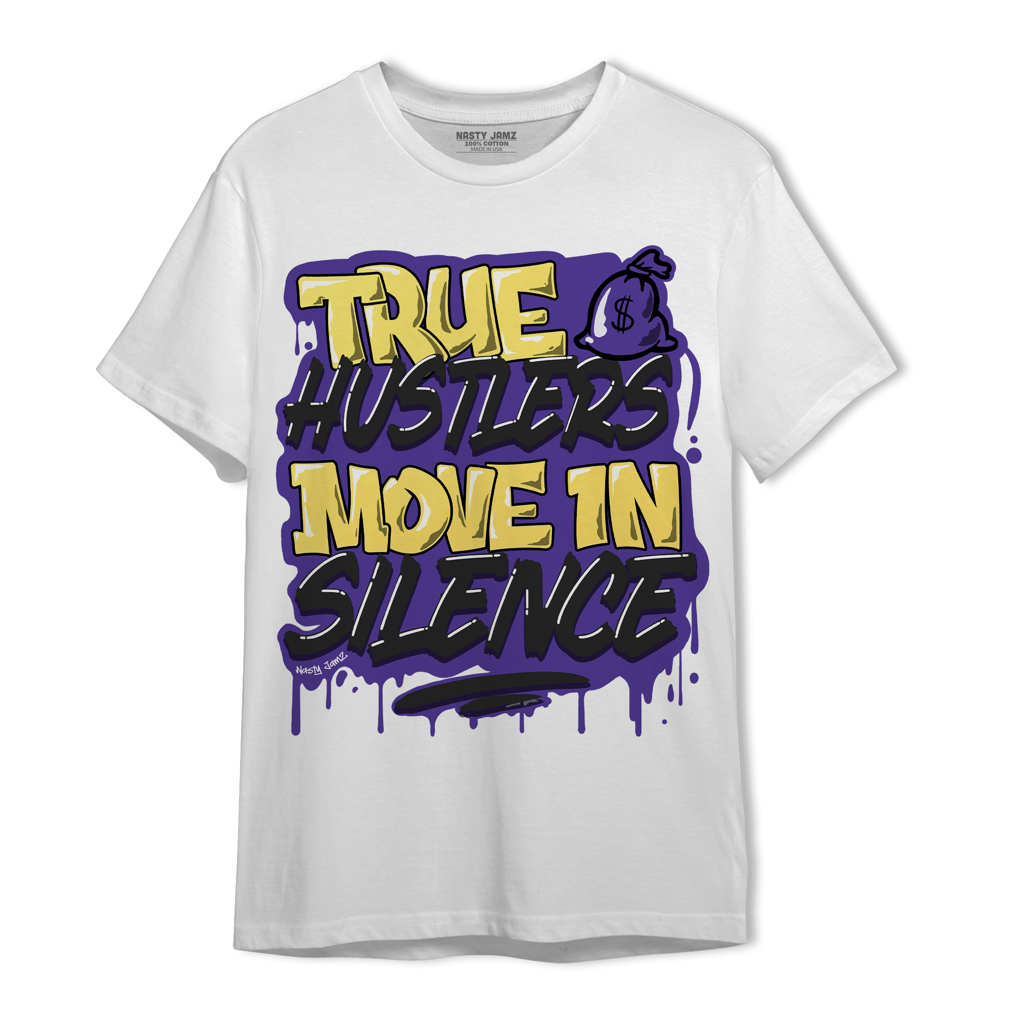 Field Purple 12s T Shirt Match Move In Silence - NastyJamz