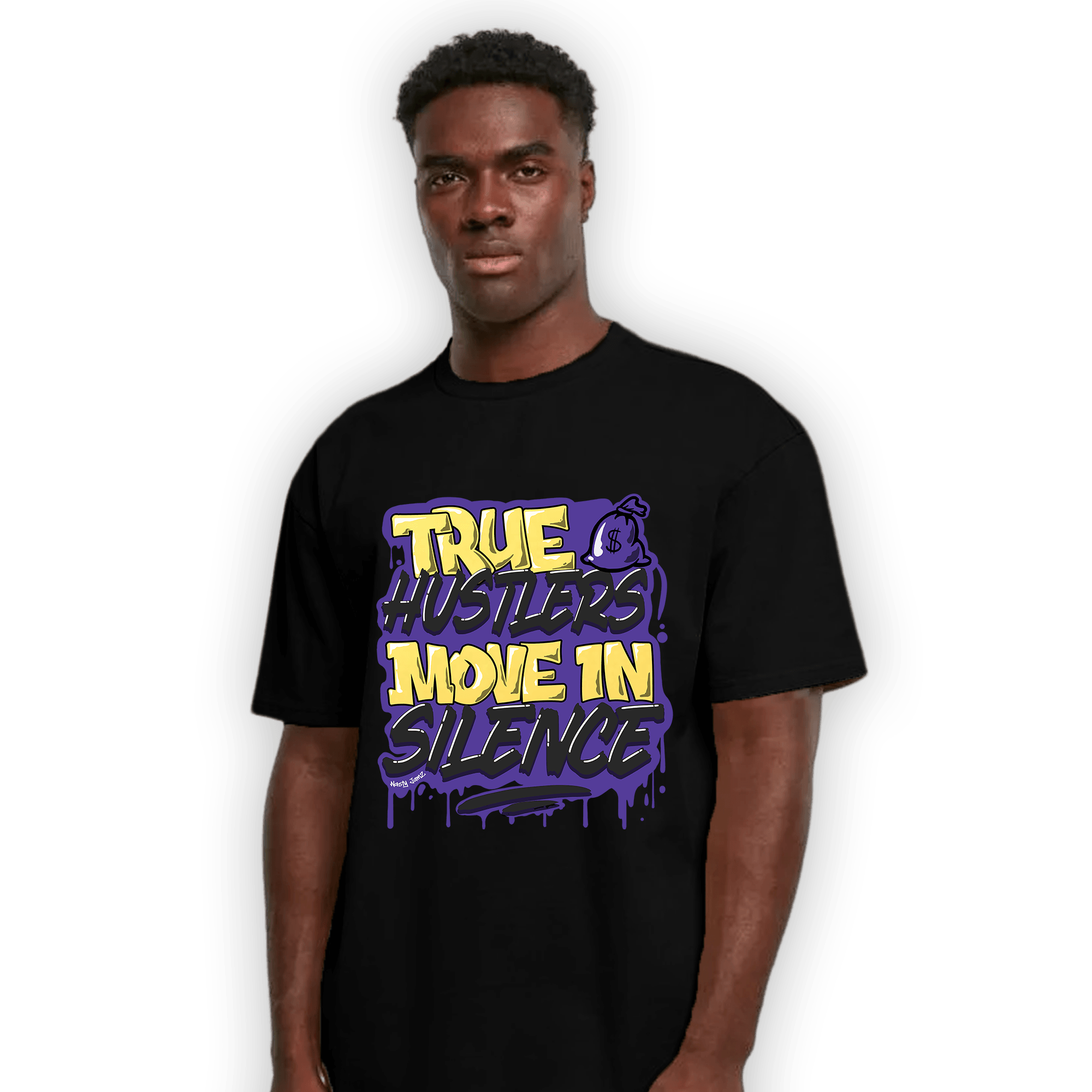 Field Purple 12s T Shirt Match Move In Silence - NastyJamz
