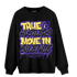 Field Purple 12s Sweatshirt Match Move In Silence - NastyJamz