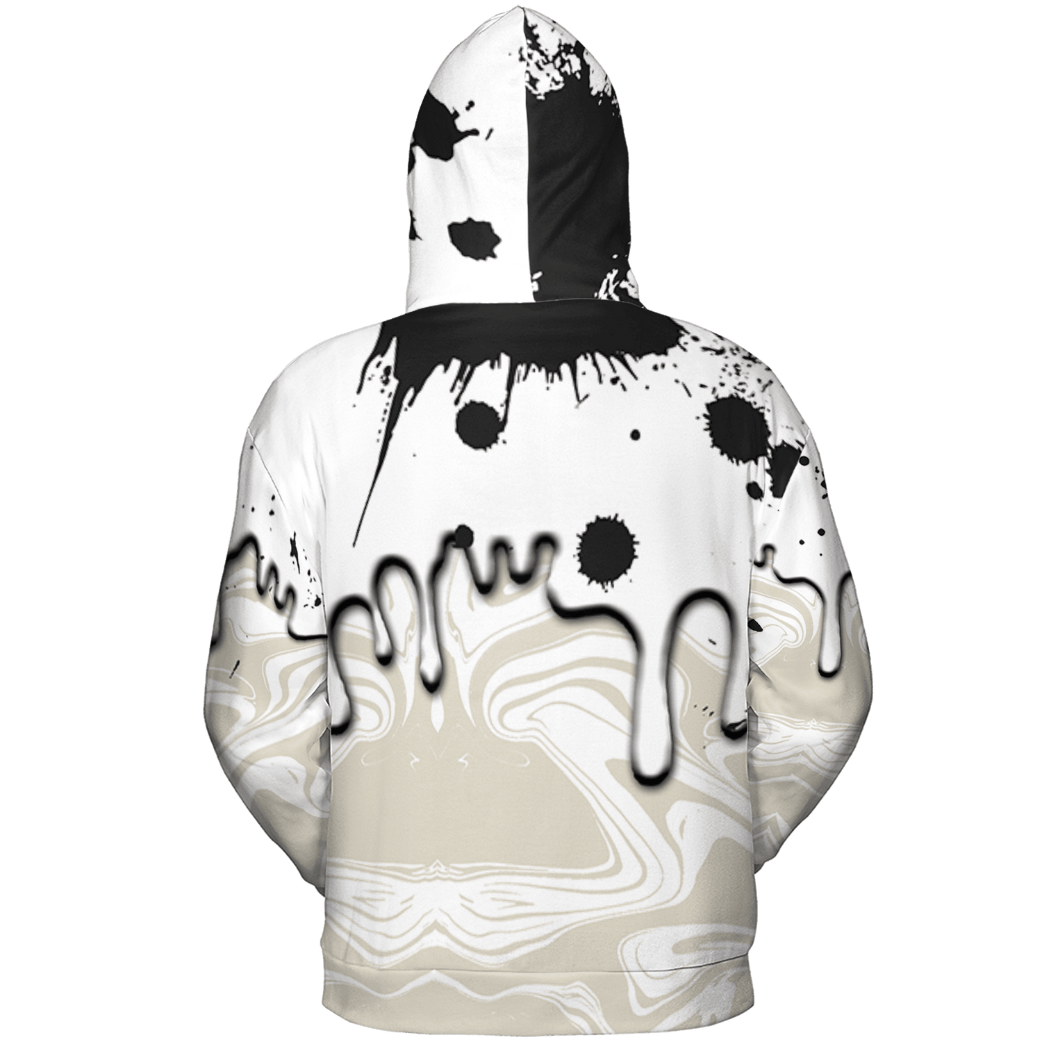 Gratitude 11s Hoodie Match Move In Silence 3D All-Over Print Color Splash - NastyJamz