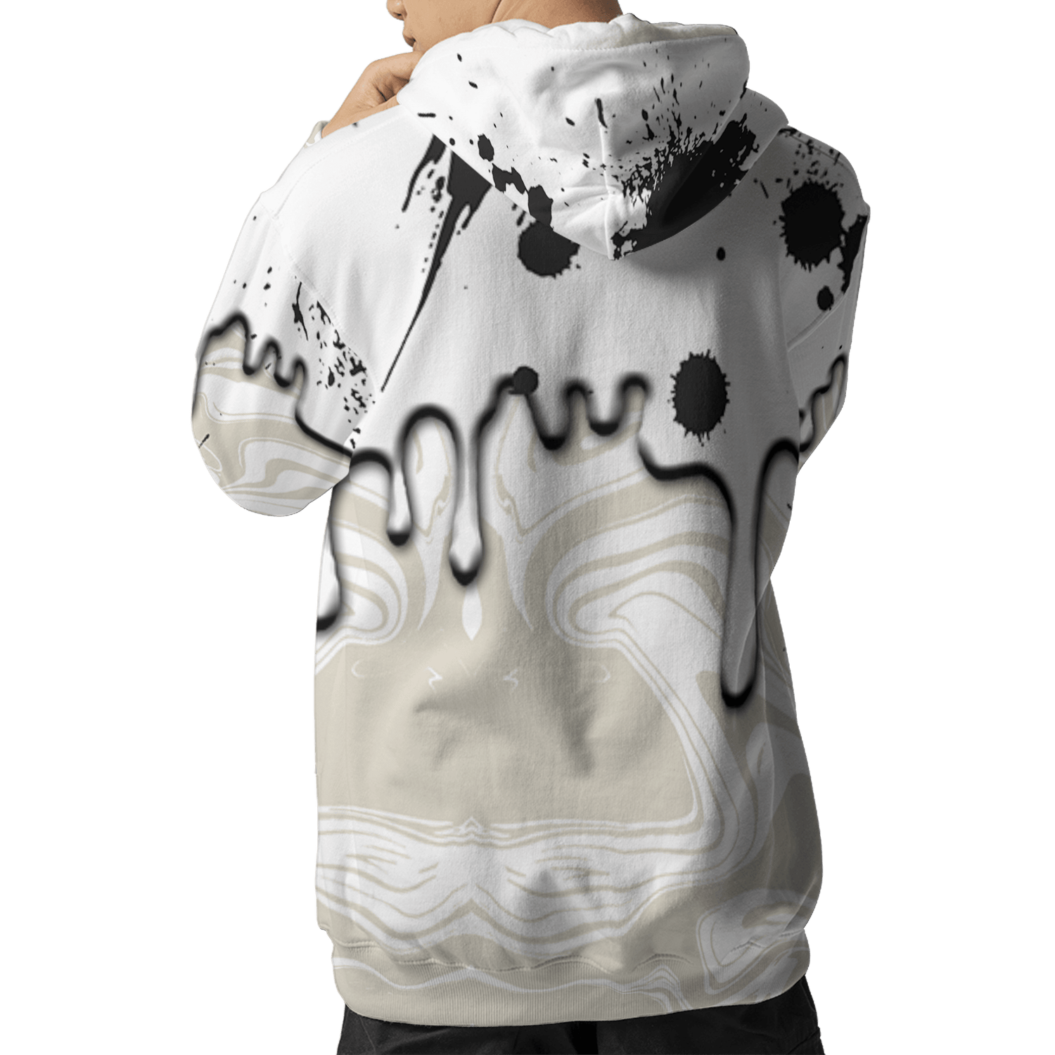 Gratitude 11s Hoodie Match Move In Silence 3D All-Over Print Color Splash - NastyJamz