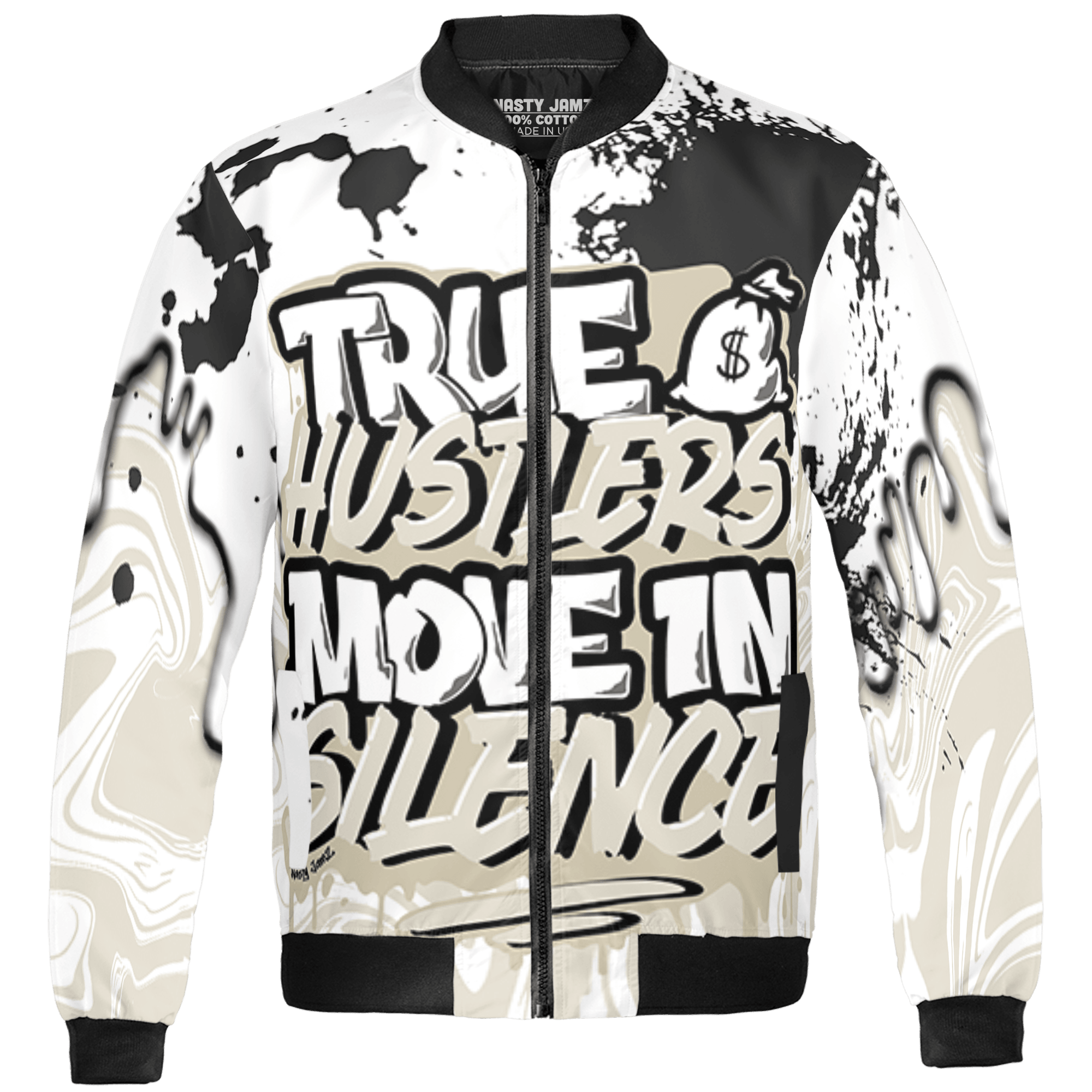 Gratitude 11s Jacket Match Move In Silence 3D All-Over Print Color Splash - NastyJamz