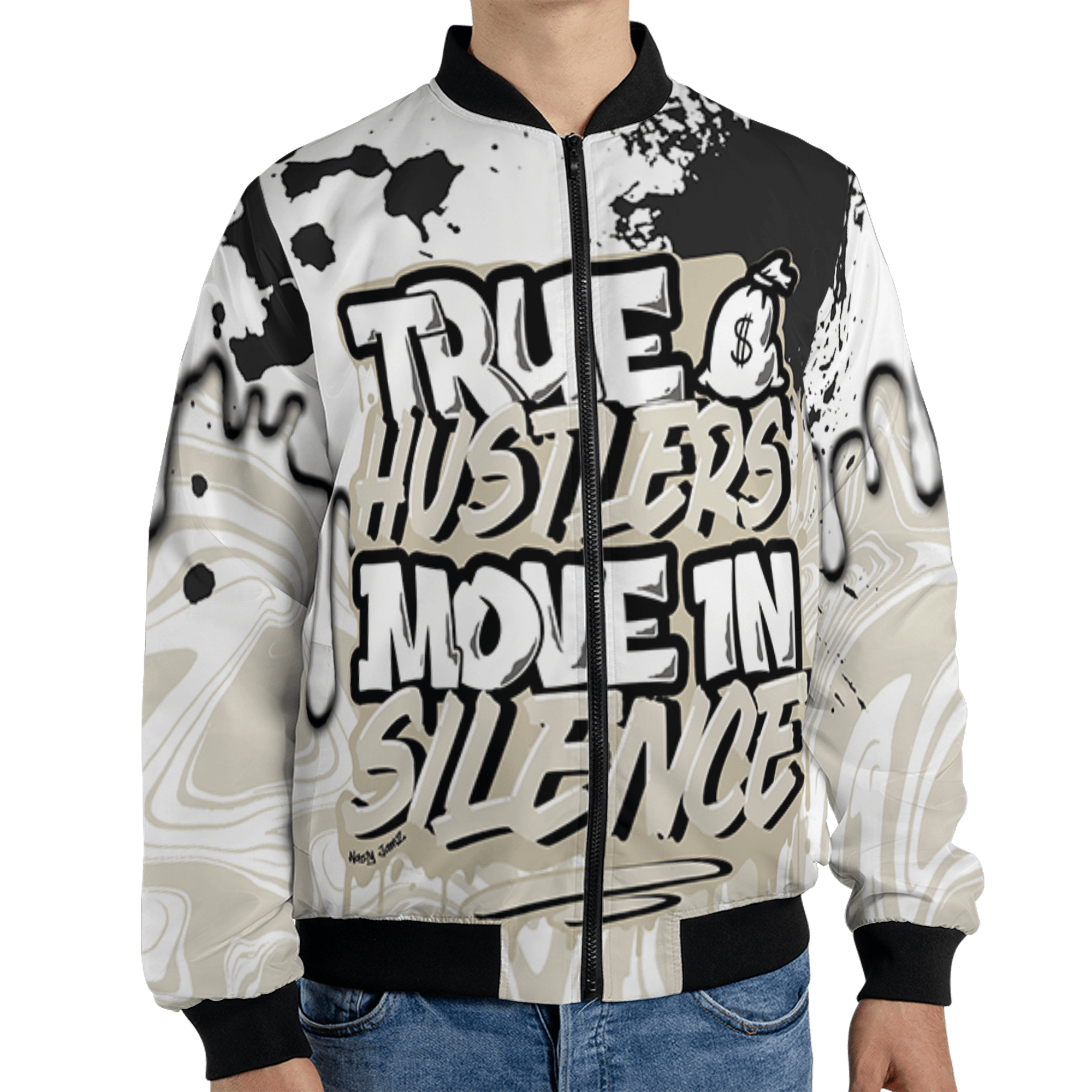 Gratitude 11s Jacket Match Move In Silence 3D All-Over Print Color Splash - NastyJamz
