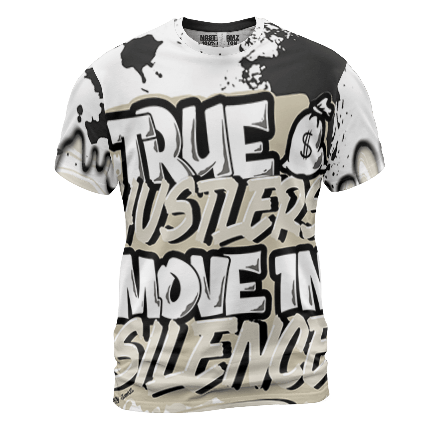 Gratitude 11s T Shirt Match Move In Silence 3D All-Over Print Color Splash - NastyJamz
