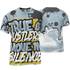 Blue Grey 13s T Shirt Match Move In Silence 3D All-Over Print Color Splash - NastyJamz
