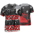 Bred Reimagined 4s T Shirt Match Move In Silence 3D All-Over Print Color Splash - NastyJamz