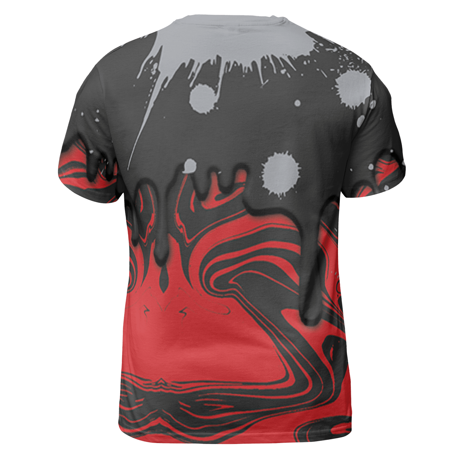 Bred Reimagined 4s T Shirt Match Move In Silence 3D All-Over Print Color Splash - NastyJamz