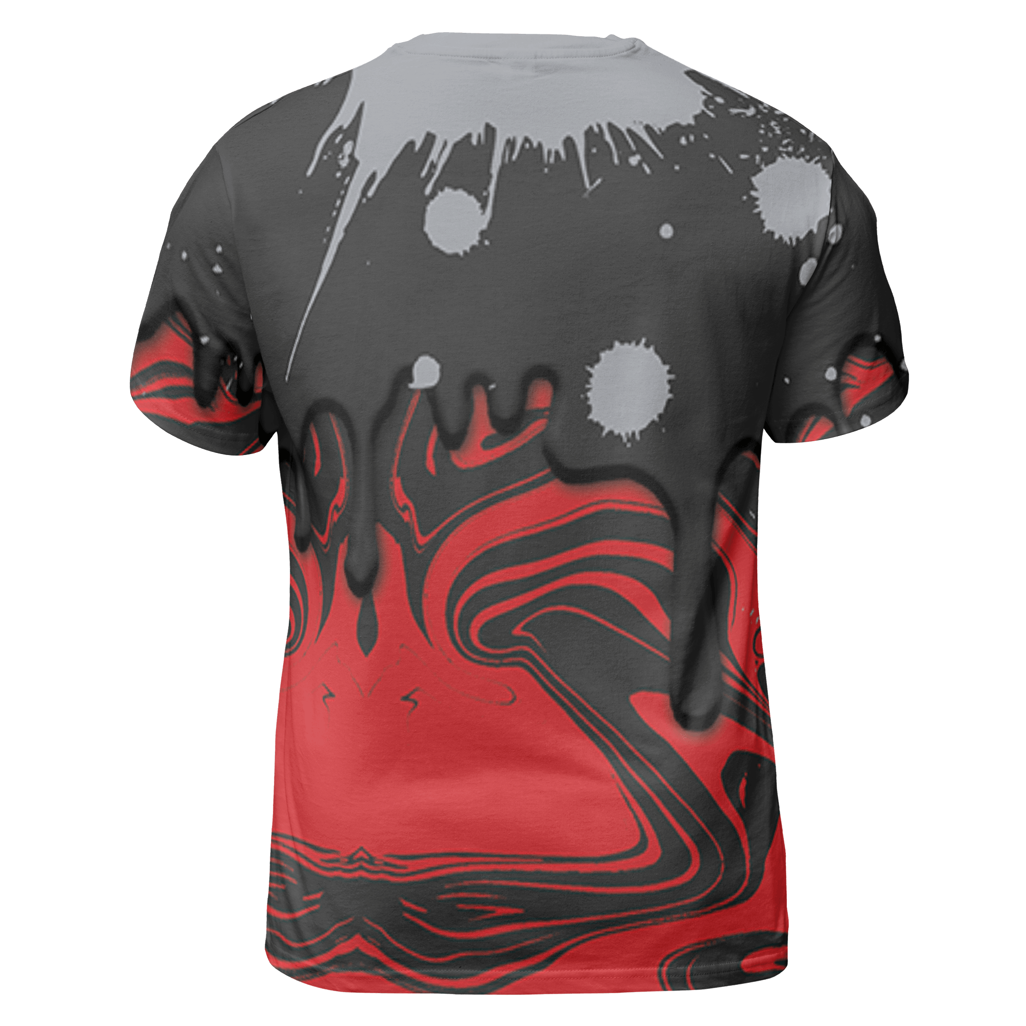 Bred Reimagined 4s T Shirt Match Move In Silence 3D All-Over Print Color Splash - NastyJamz