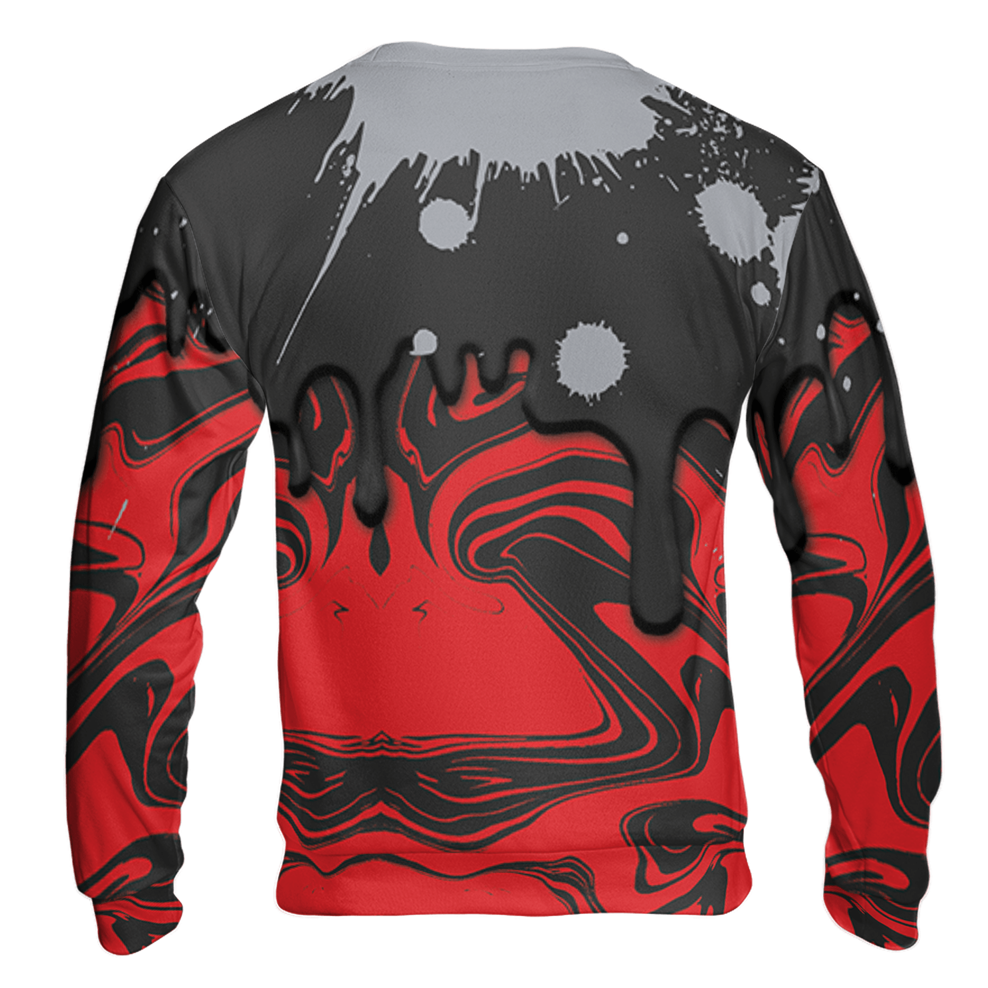 Bred Reimagined 4s Sweatshirt Match Move In Silence 3D All-Over Print Color Splash - NastyJamz