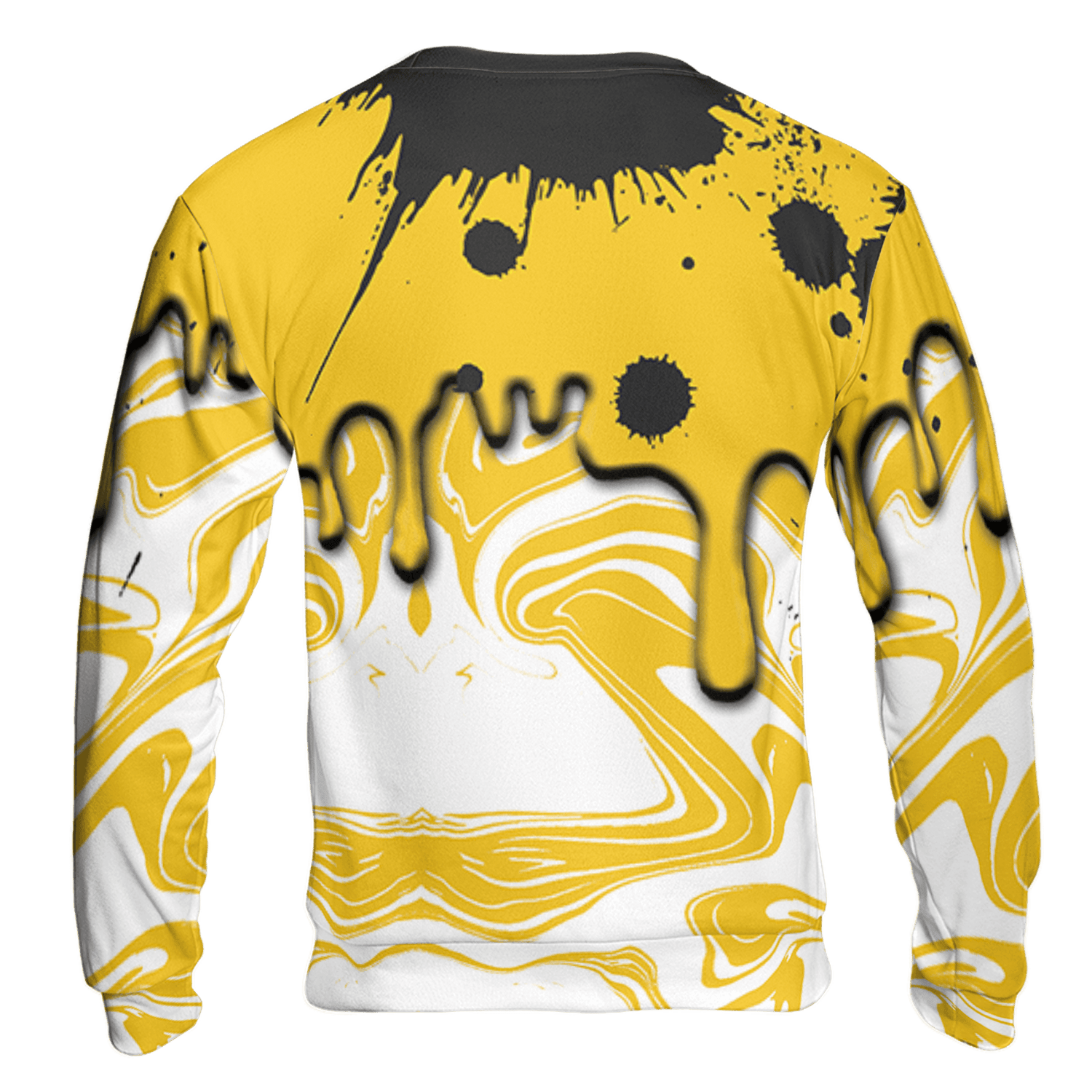 Yellow Ochre 6s Sweatshirt Match Move In Silence 3D All-Over Print Color Splash - NastyJamz