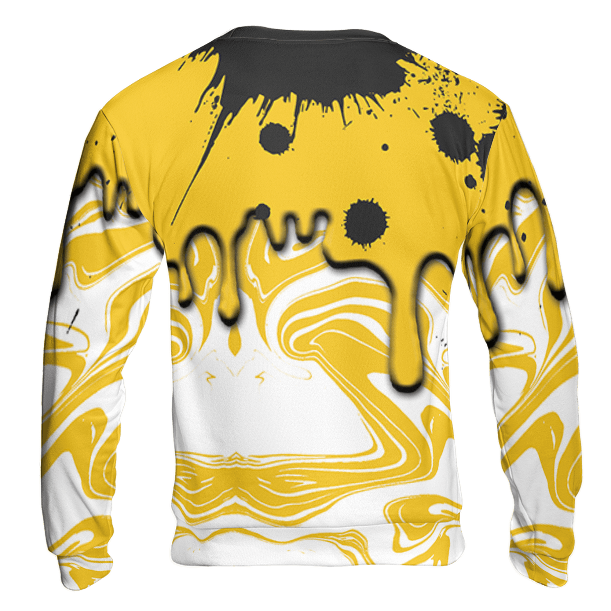 Yellow Ochre 6s Sweatshirt Match Move In Silence 3D All-Over Print Color Splash - NastyJamz