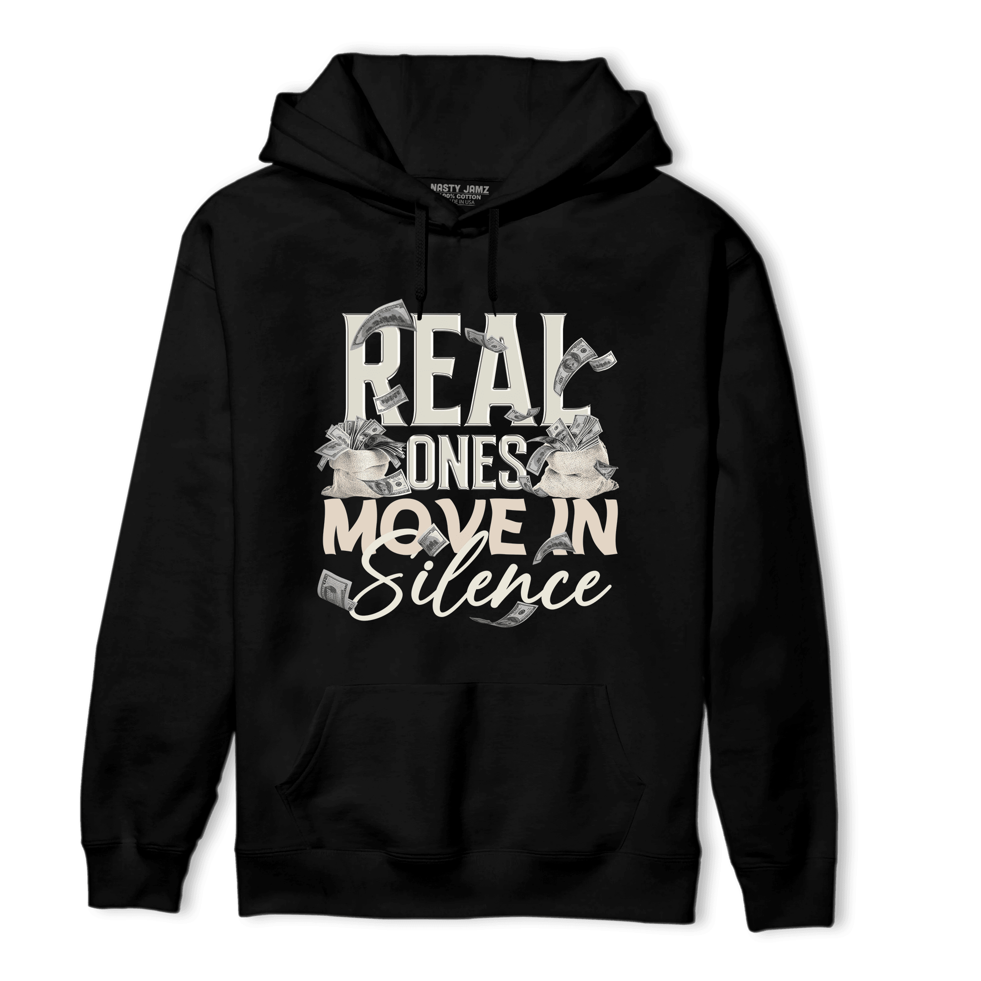 Neapolitan 11s Hoodie Match Move In Silence Money - NastyJamz