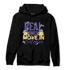 Field Purple 12s Hoodie Match Move In Silence Money - NastyJamz