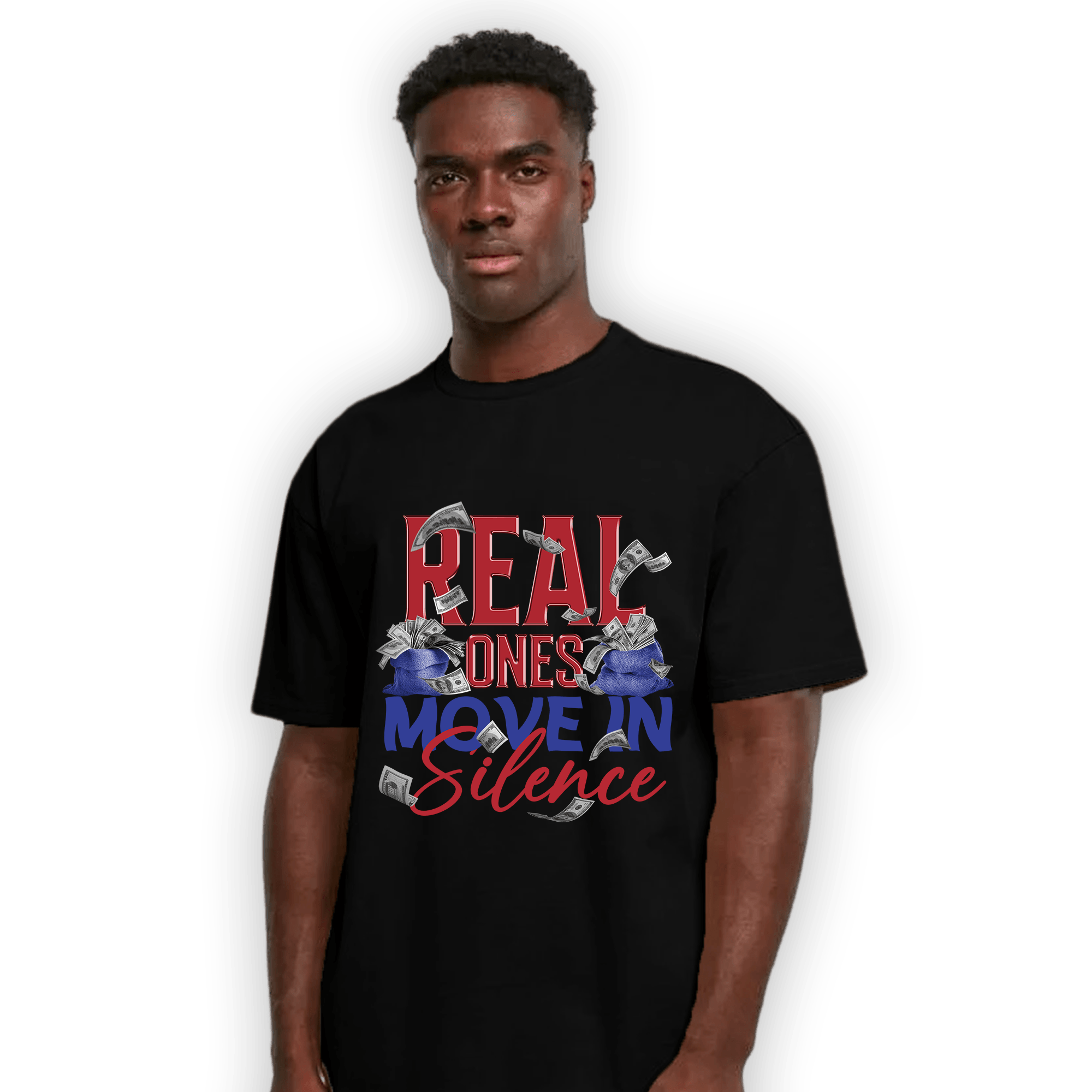 Playoffs 8s T Shirt Match Move In Silence Money - NastyJamz