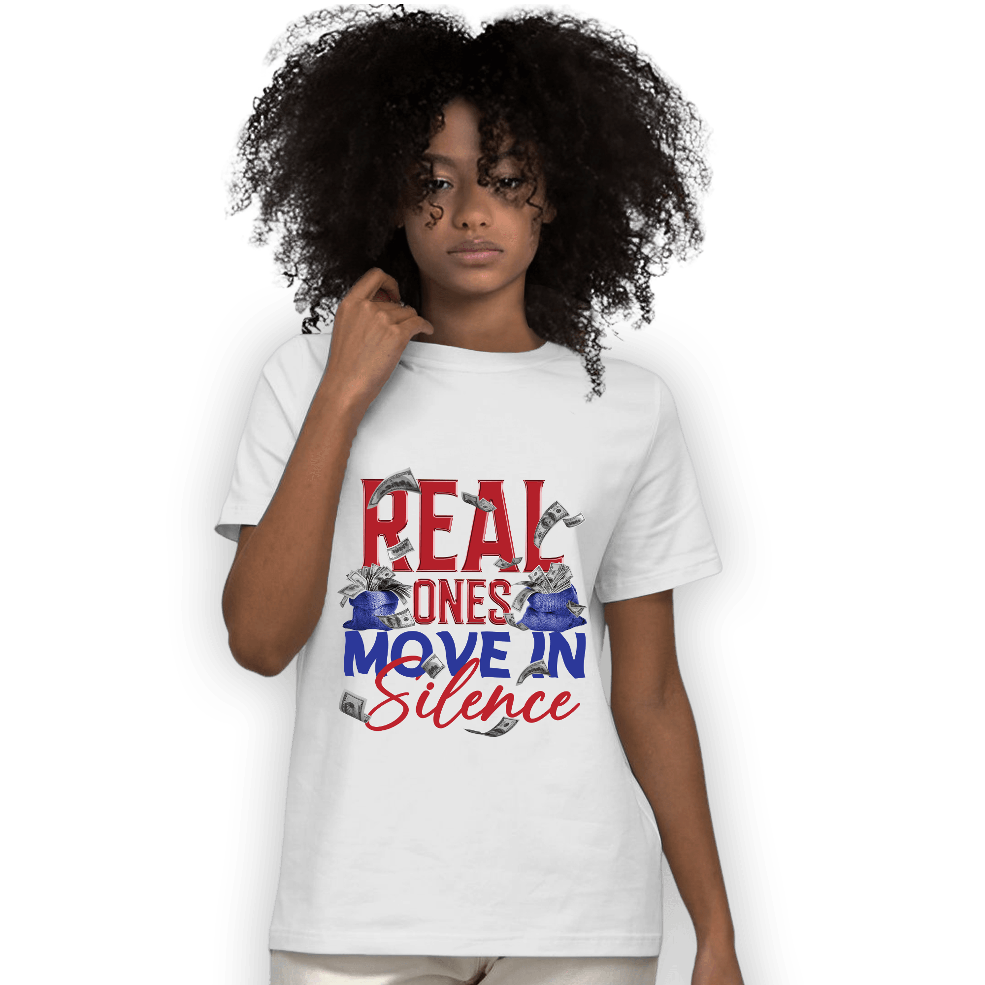 Playoffs 8s T Shirt Match Move In Silence Money - NastyJamz