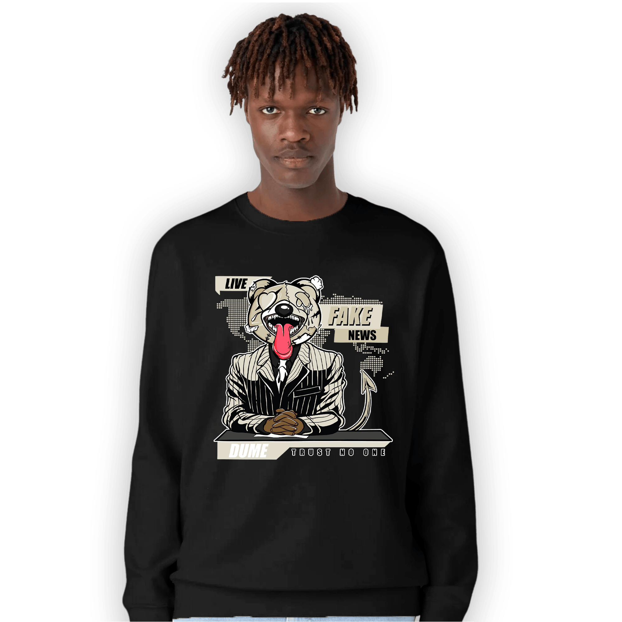 Gratitude 11s Sweatshirt Match News Presenter BER - NastyJamz