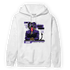 Field Purple 12s Hoodie Match News Presenter BER - NastyJamz